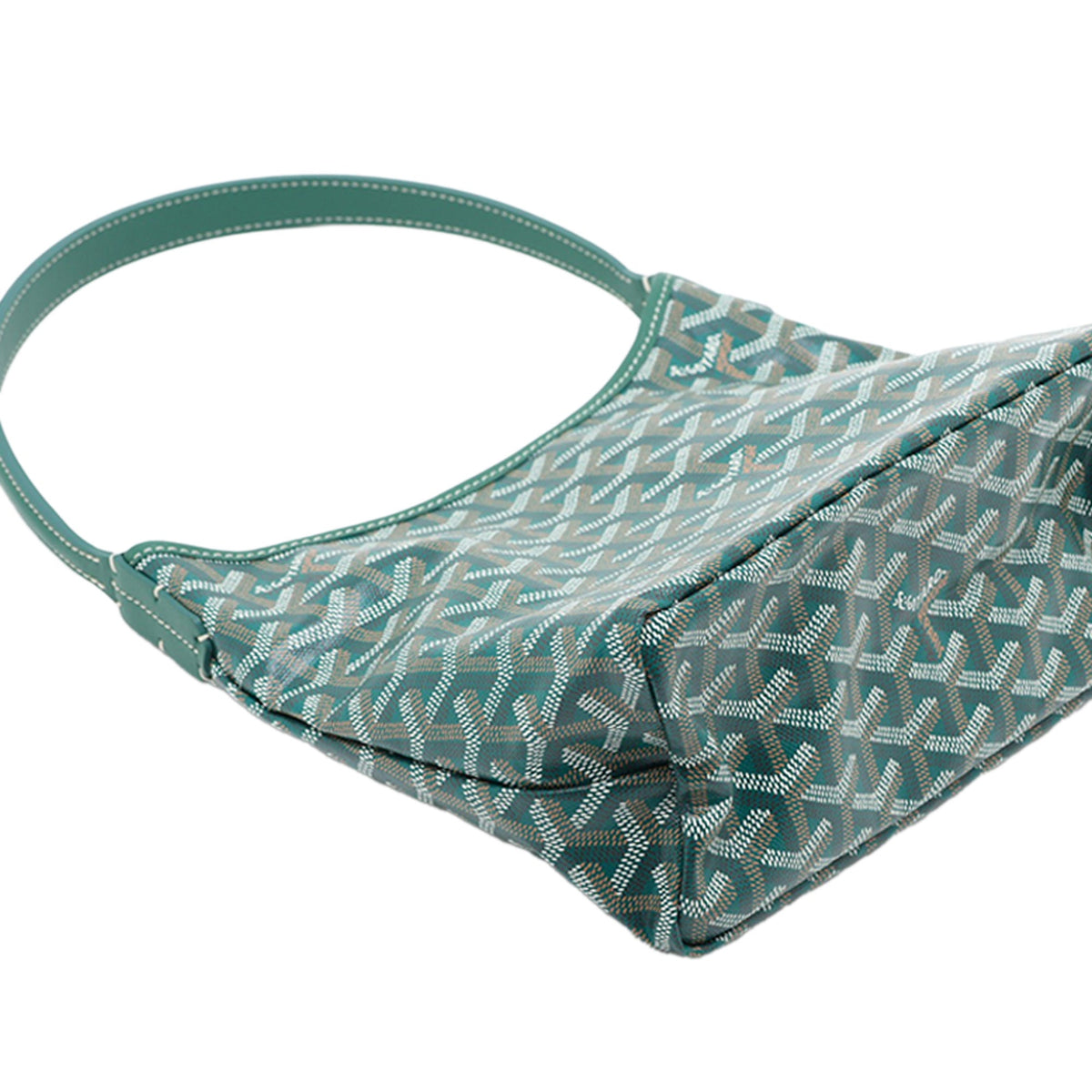 Goyard Goyardine Mini Boheme Hobo — Green