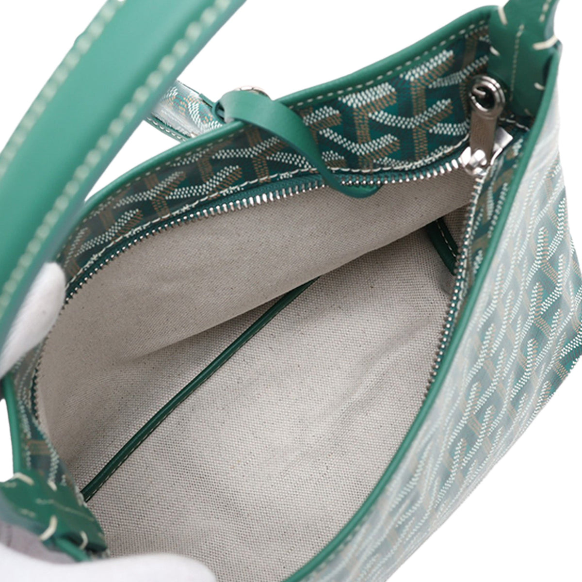 Goyard Goyardine Mini Boheme Hobo — Green