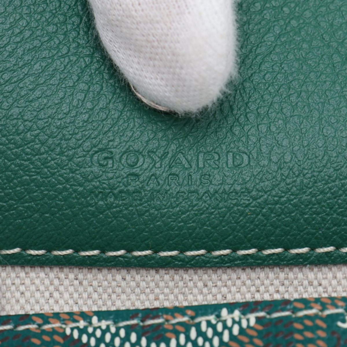 Goyard Goyardine Mini Boheme Hobo — Green