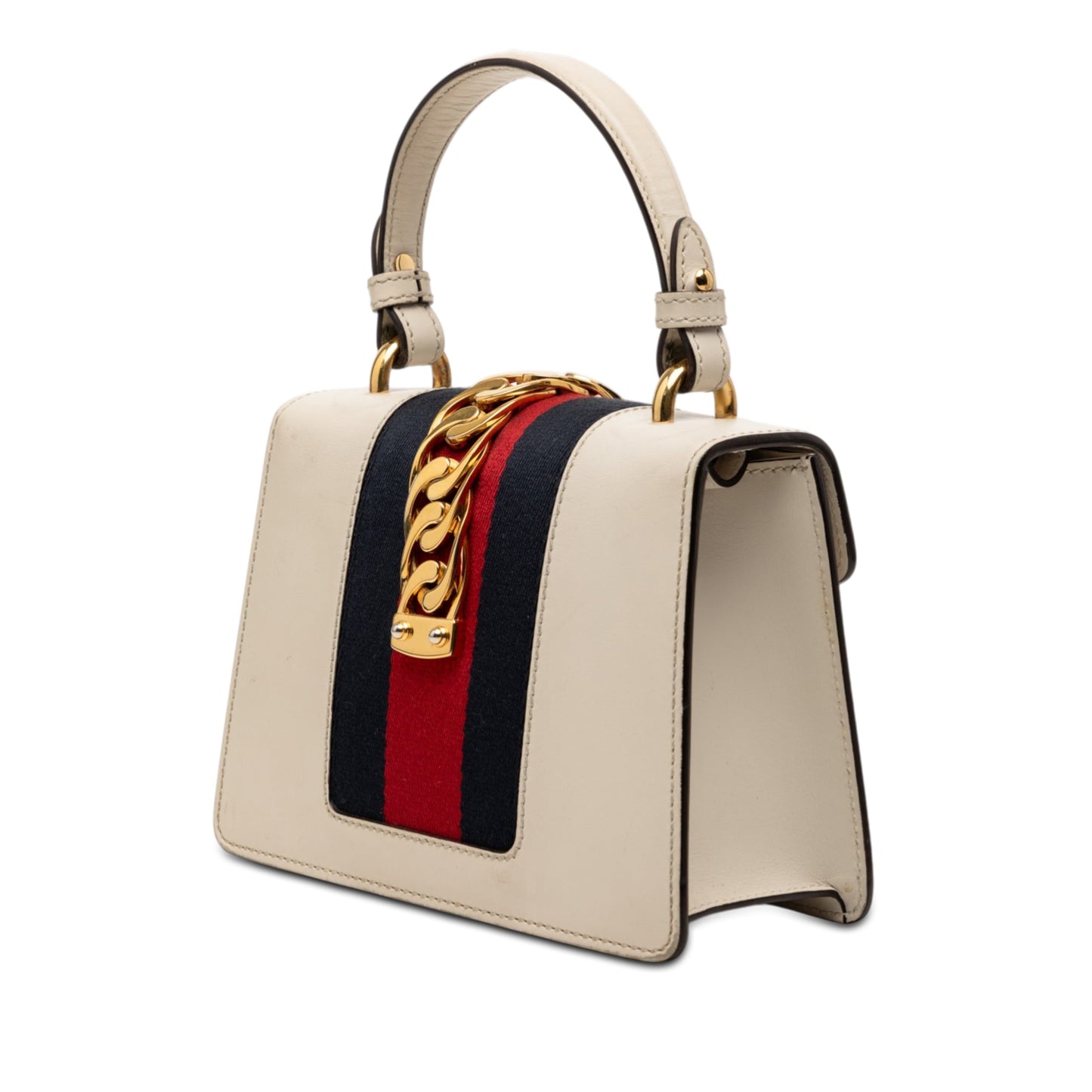 Gucci Mini Calfskin Sylvie Satchel