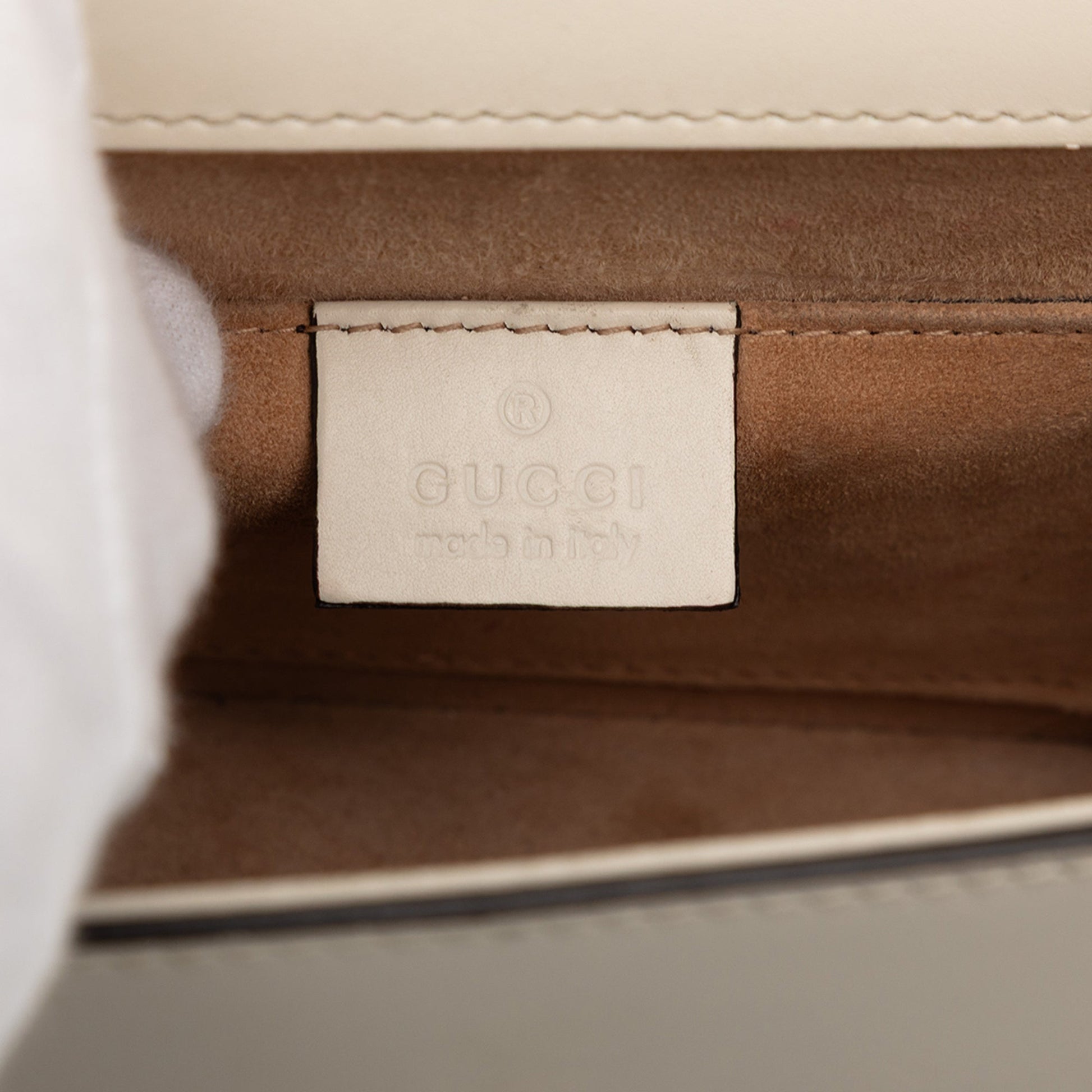 Gucci Mini Calfskin Sylvie Satchel