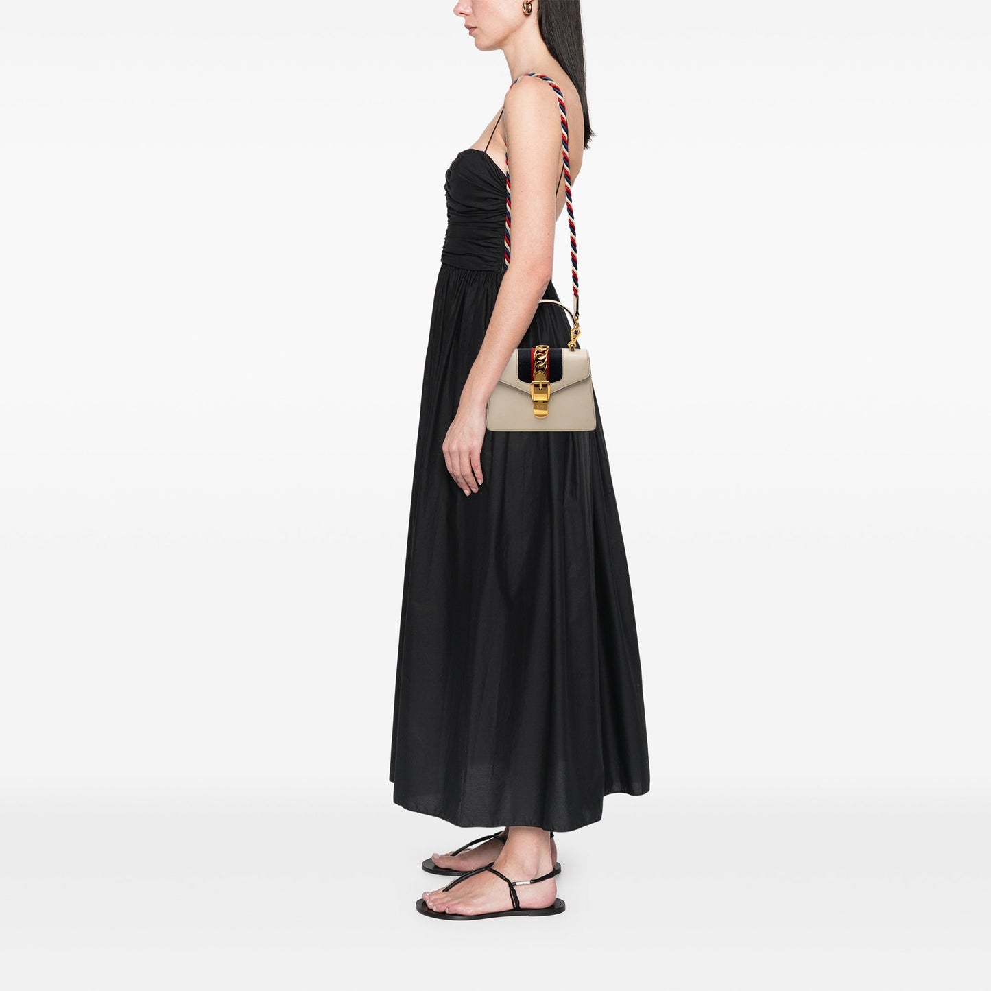 Gucci Mini Calfskin Sylvie Satchel