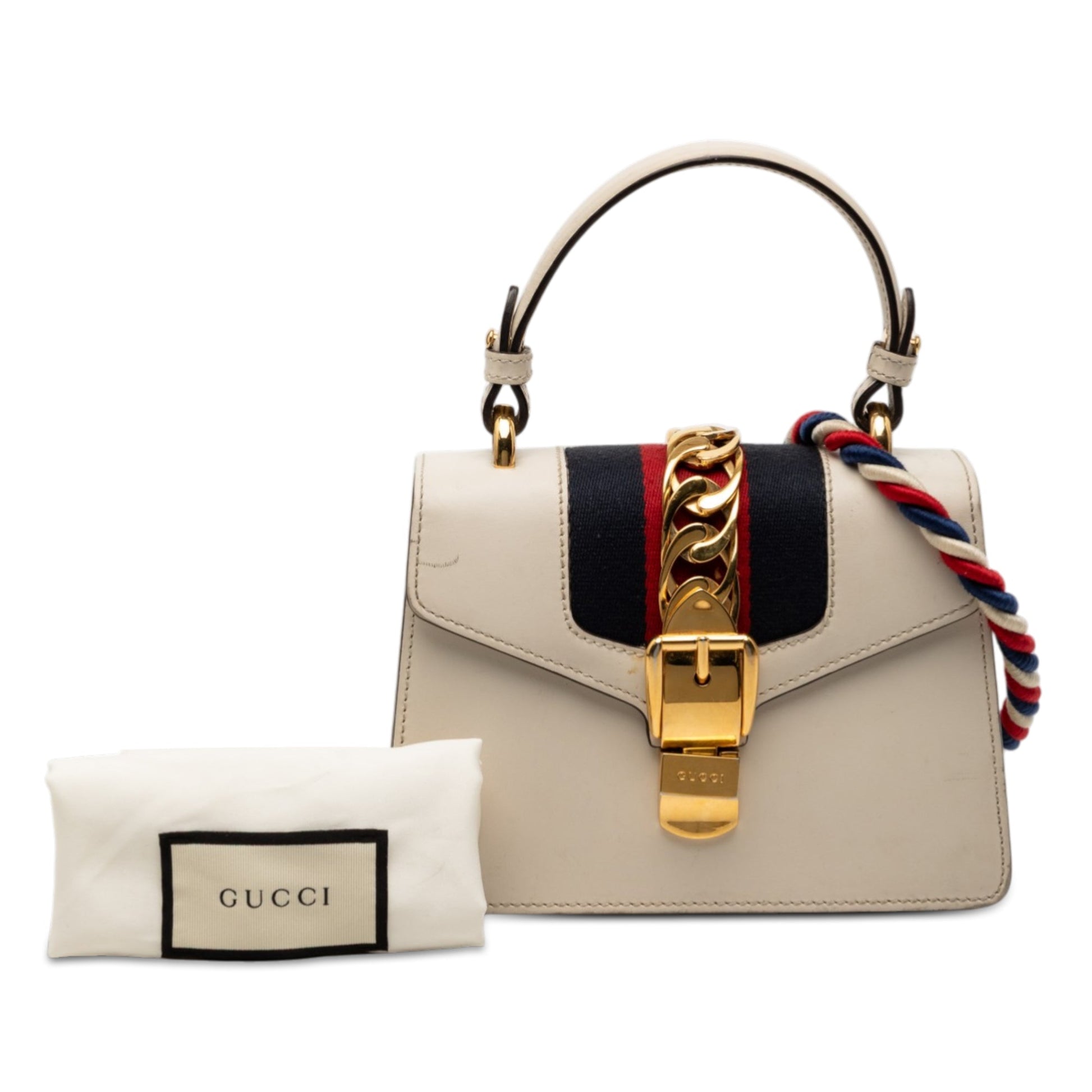 Gucci Mini Calfskin Sylvie Satchel