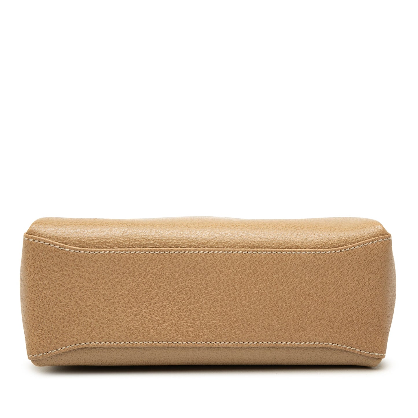 Gucci Grained Calfskin Bamboo Satchel