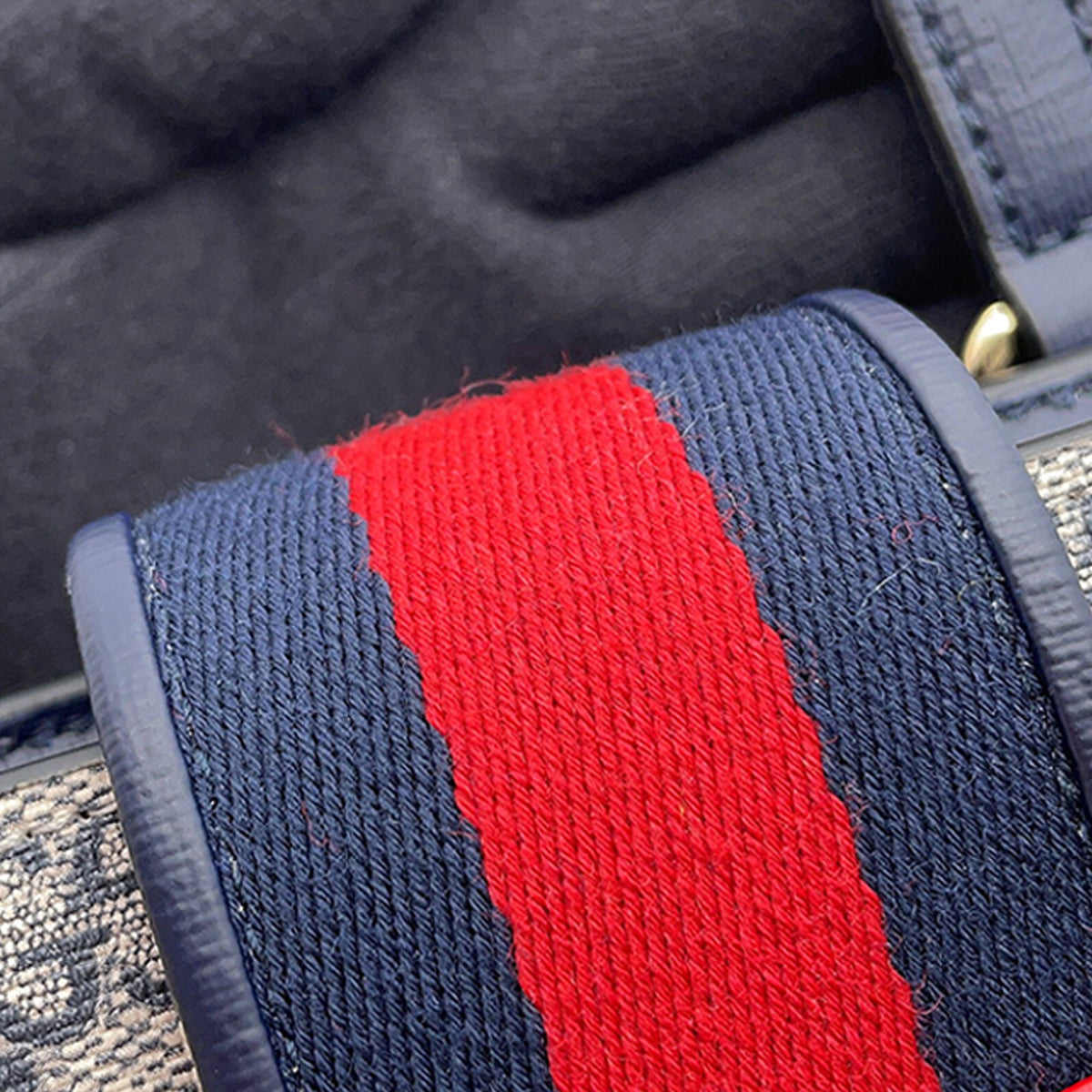 Gucci Kids GG Supreme Heart Web Crossbody
