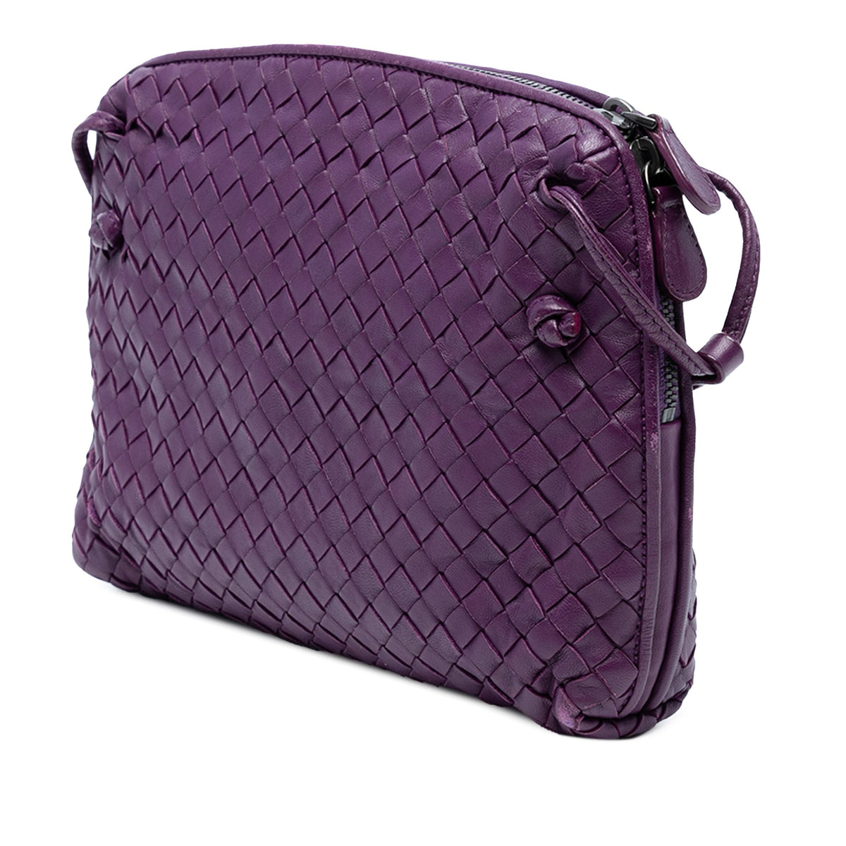 Bottega Veneta Nappa Intrecciato Nodini Crossbody