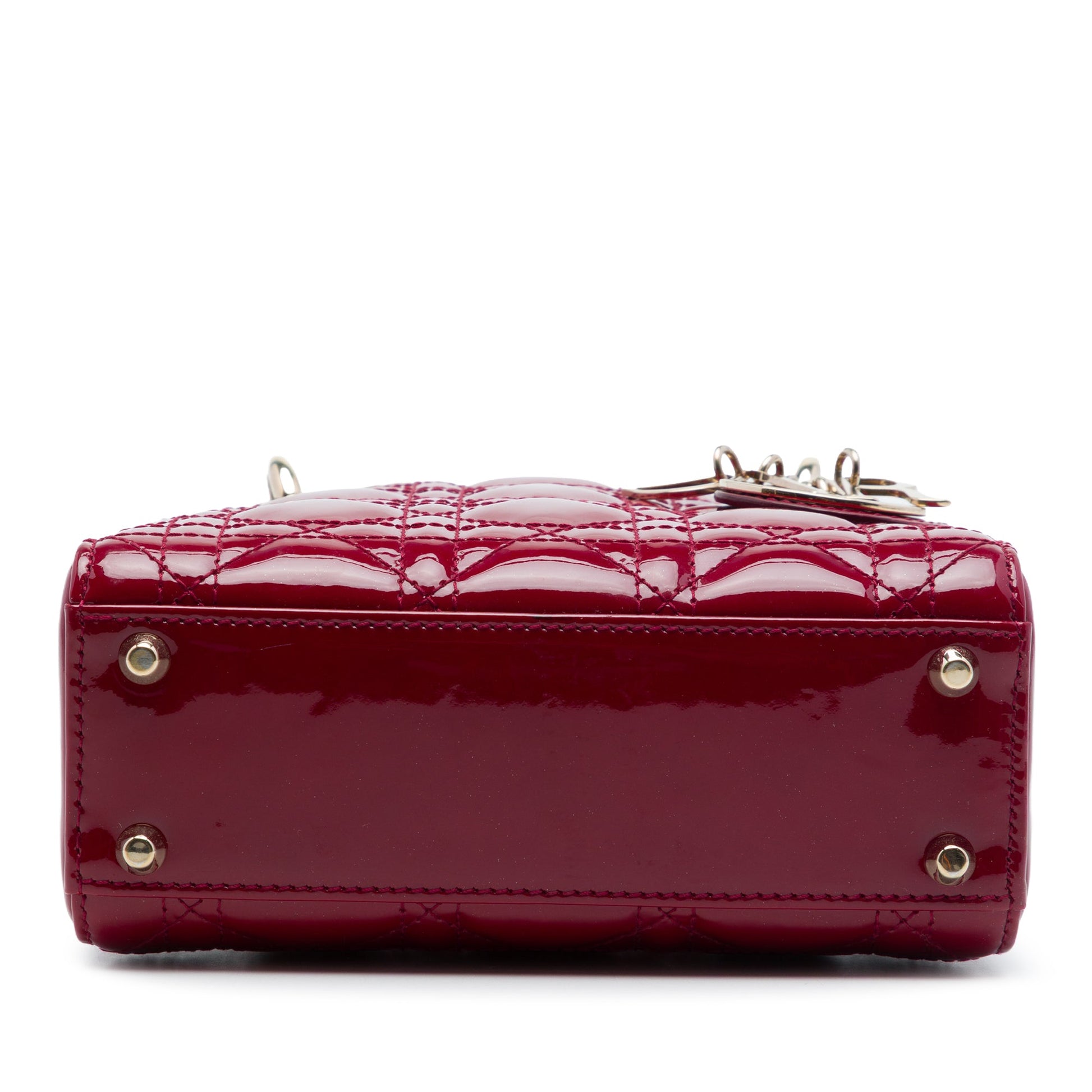 Dior Mini Patent Cannage Lady Dior