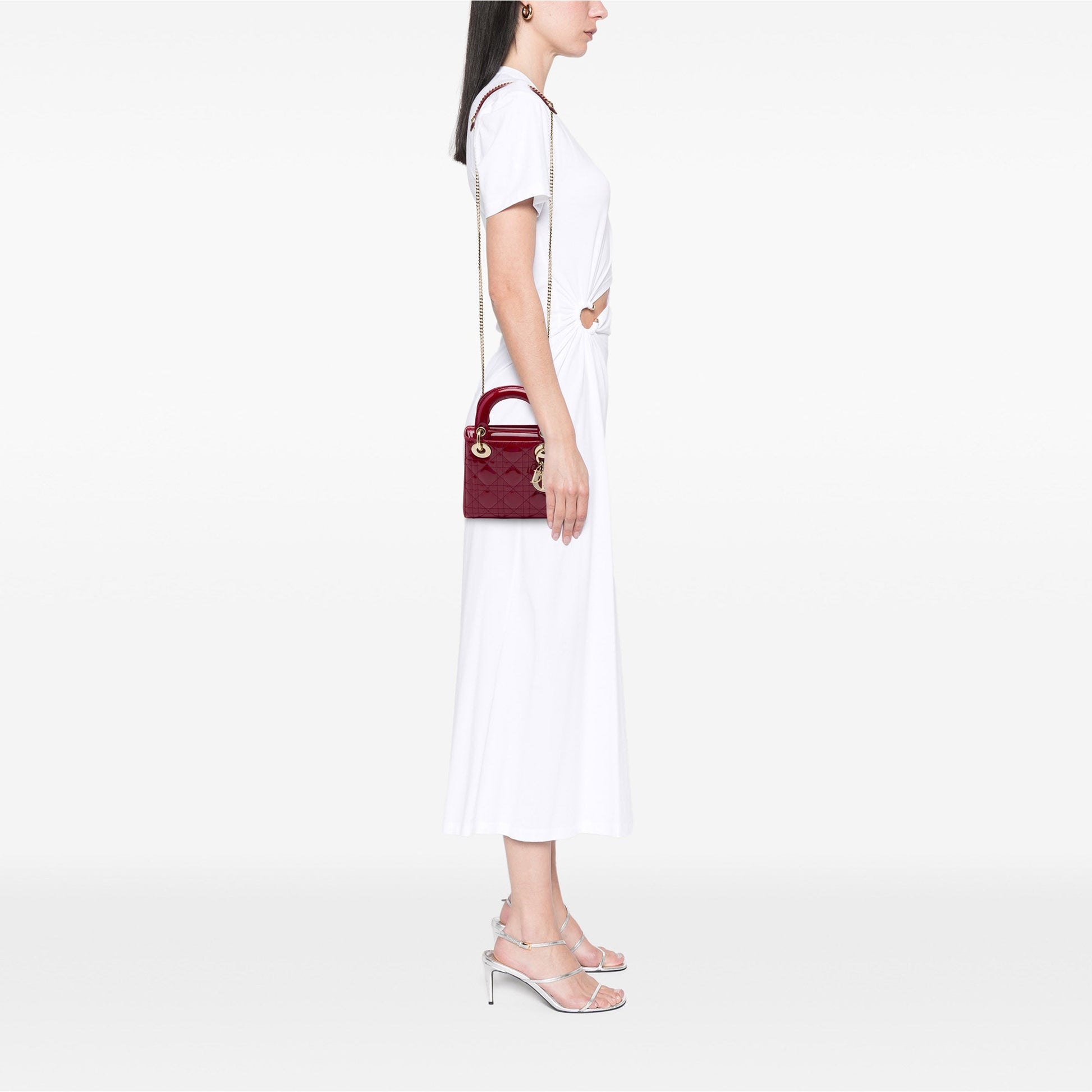 Dior Mini Patent Cannage Lady Dior