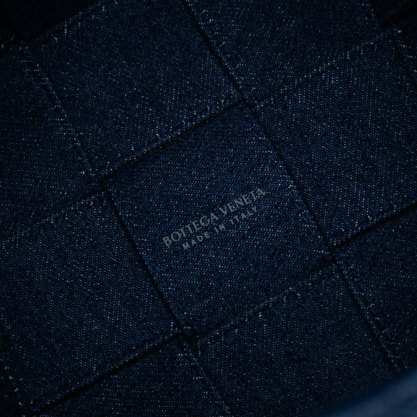 Bottega Veneta Small Denim Maxi Intrecciato Cassette Bucket Bag