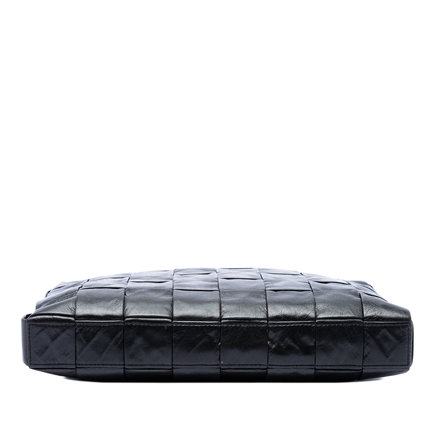 Bottega Veneta Paper Calfskin Maxi Intrecciato Cassette Clutch