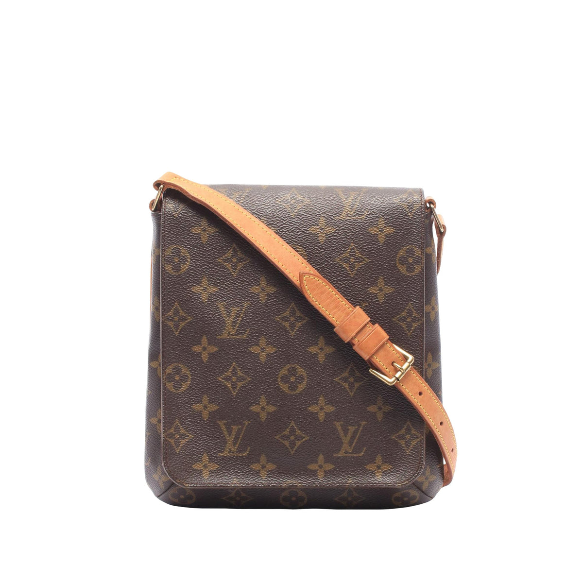 Louis Vuitton Monogram Musette Salsa PM Long Strap — Brown