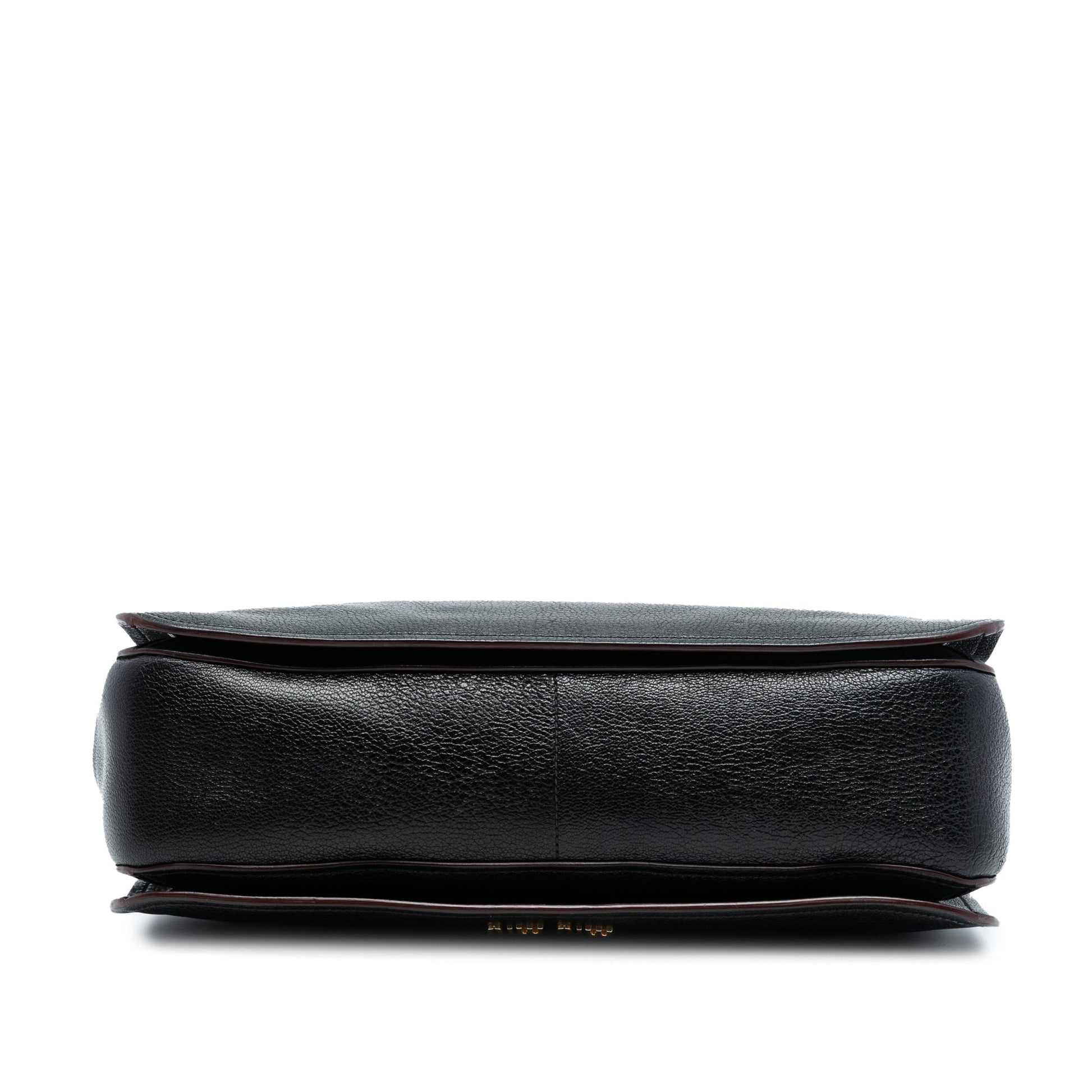 Miu Miu Goatskin Madras Satchel
