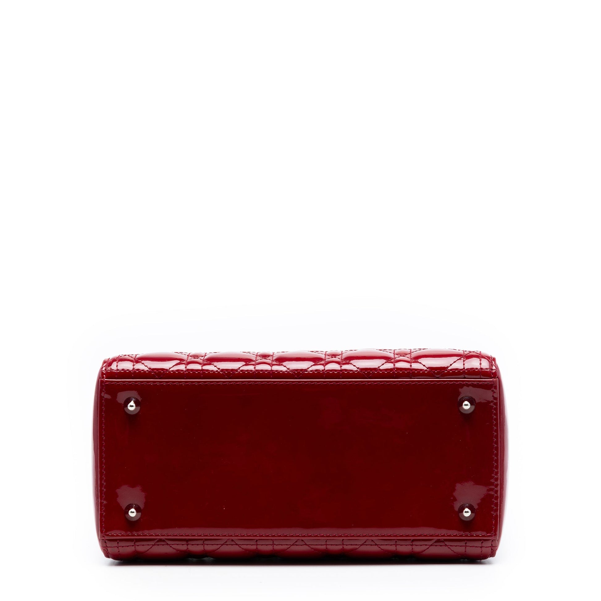 Dior Medium Patent Cannage Lady Dior
