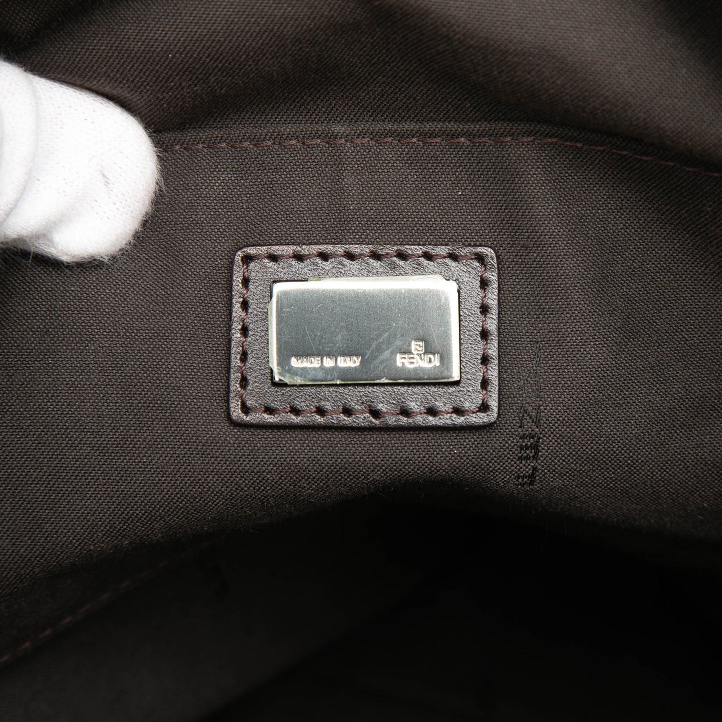 Fendi Zucchino Canvas Tote