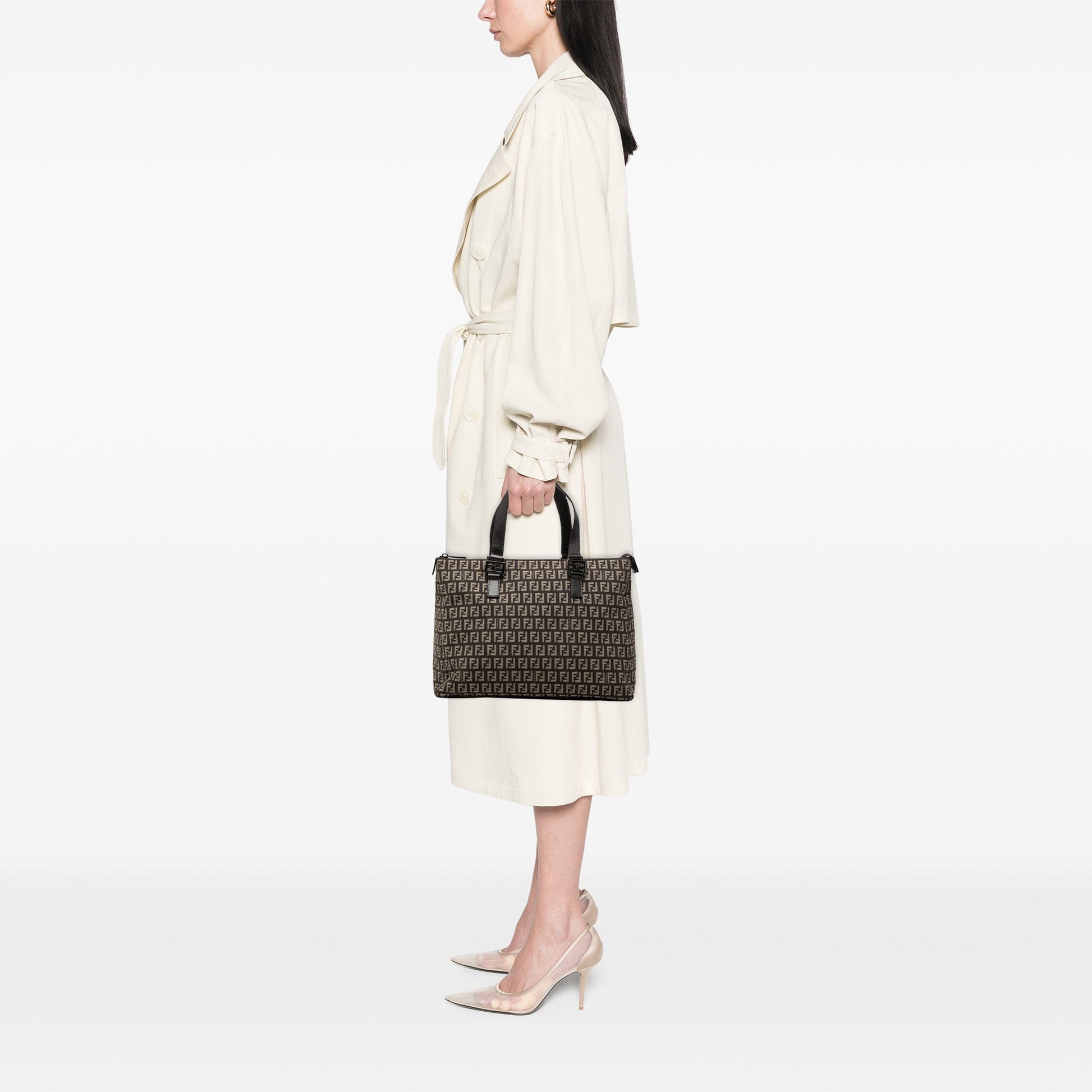 Fendi Zucchino Canvas Tote