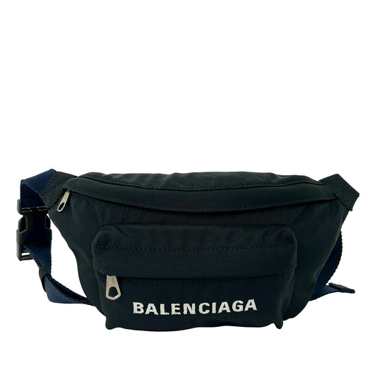 Balenciaga Nylon Logo Wheel Belt Bag
