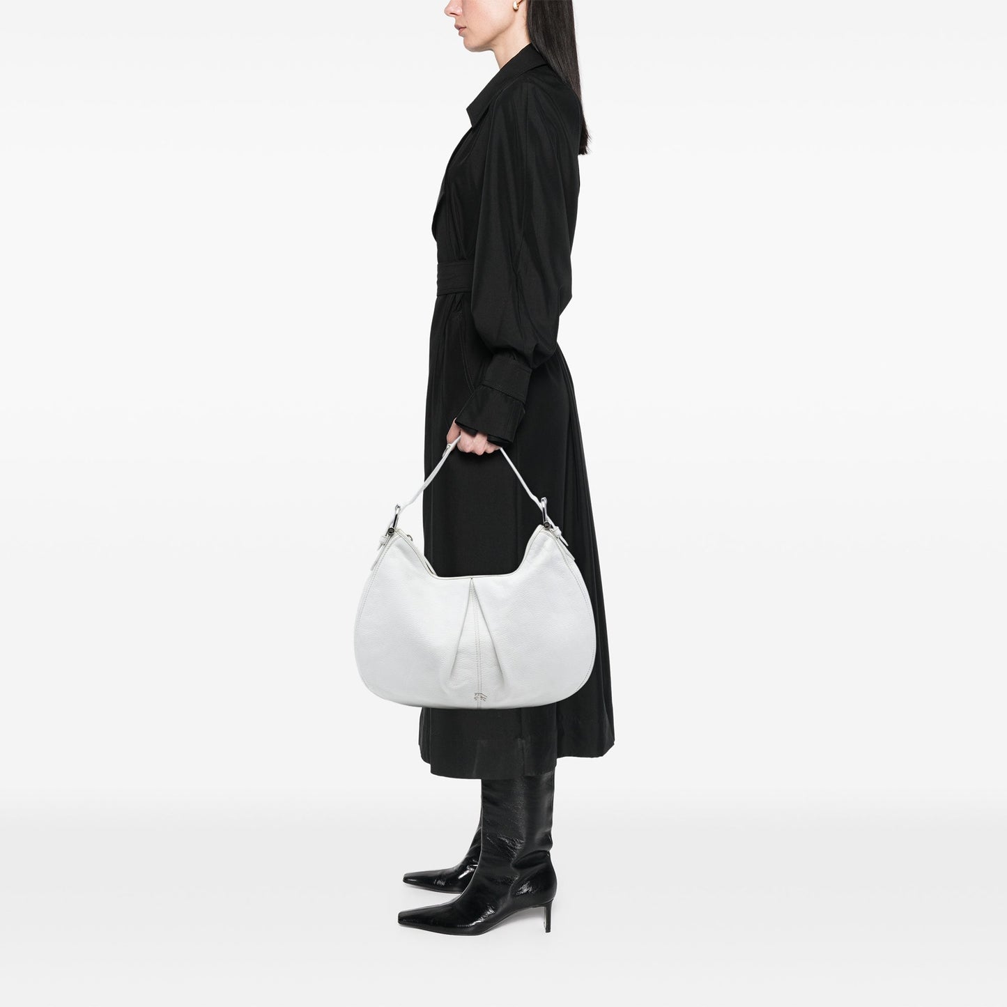 Burberry Large Leather Malika Hobo