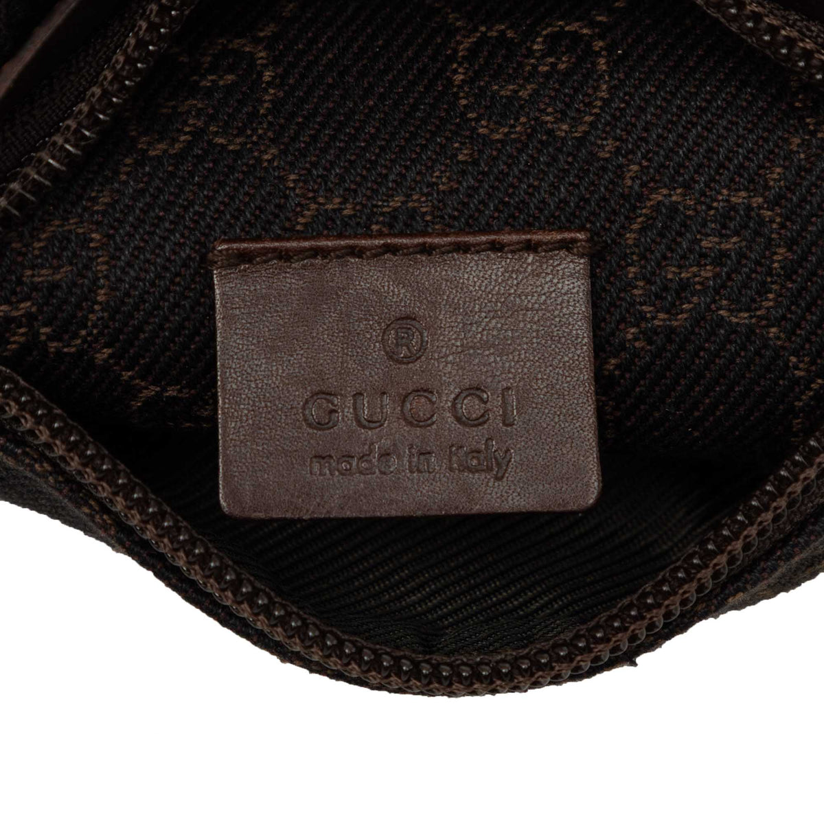 Gucci GG Canvas Double Pocket Belt Bag