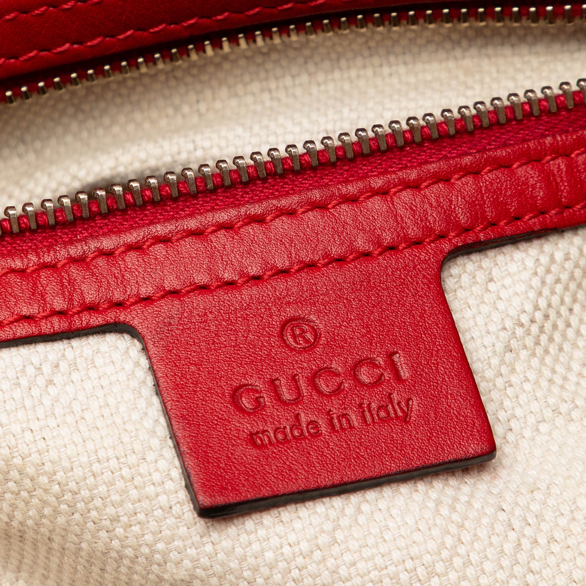 Gucci Medium Guccissima Valentine Top Handle Bag