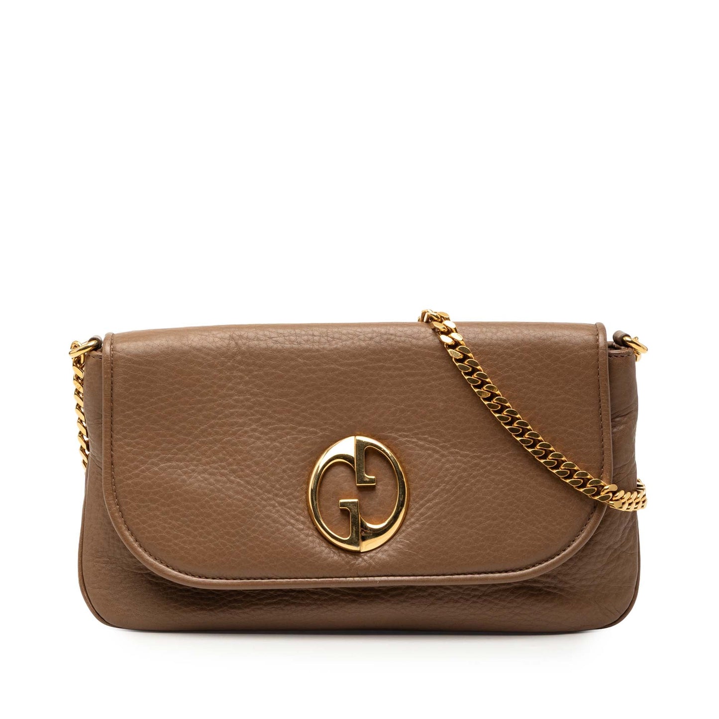 Gucci Medium Leather 1973 Chain Shoulder Bag