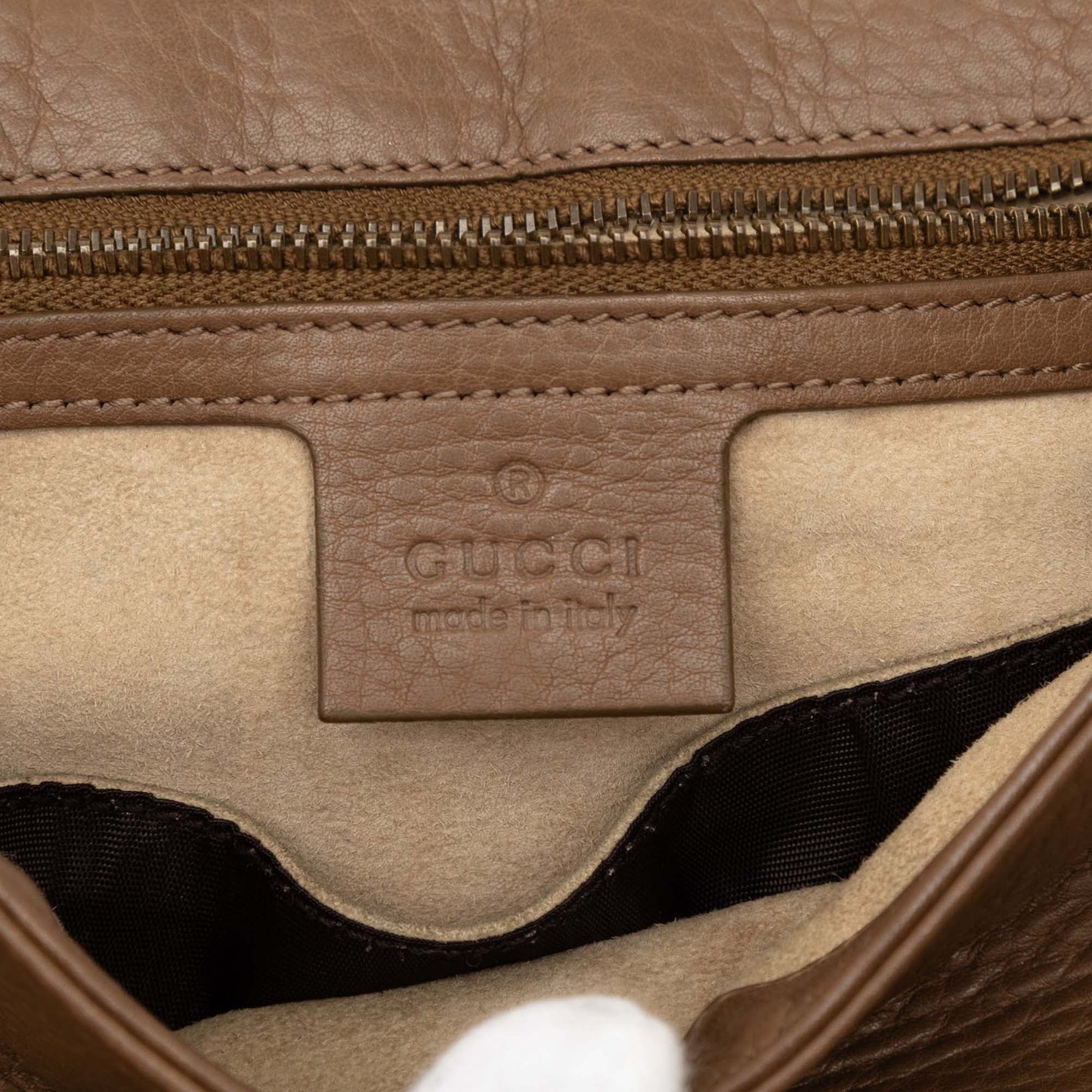 Gucci Medium Leather 1973 Chain Shoulder Bag