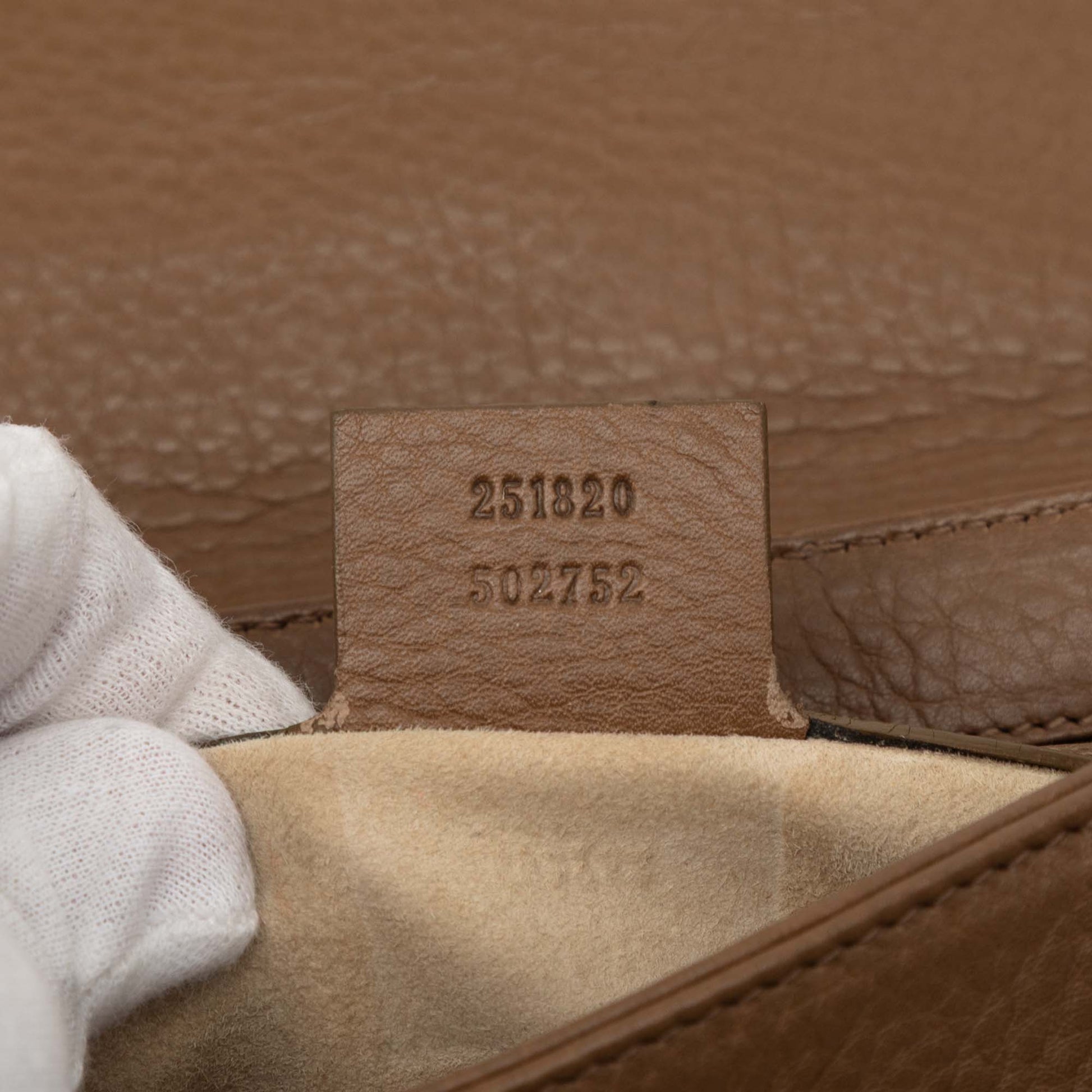 Gucci Medium Leather 1973 Chain Shoulder Bag