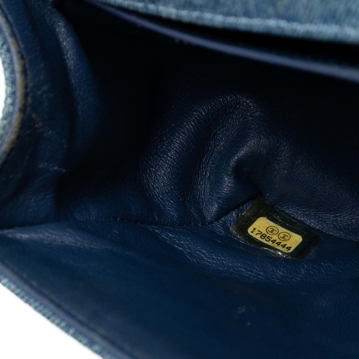 Chanel Old Medium Quilted Denim Boy Flap