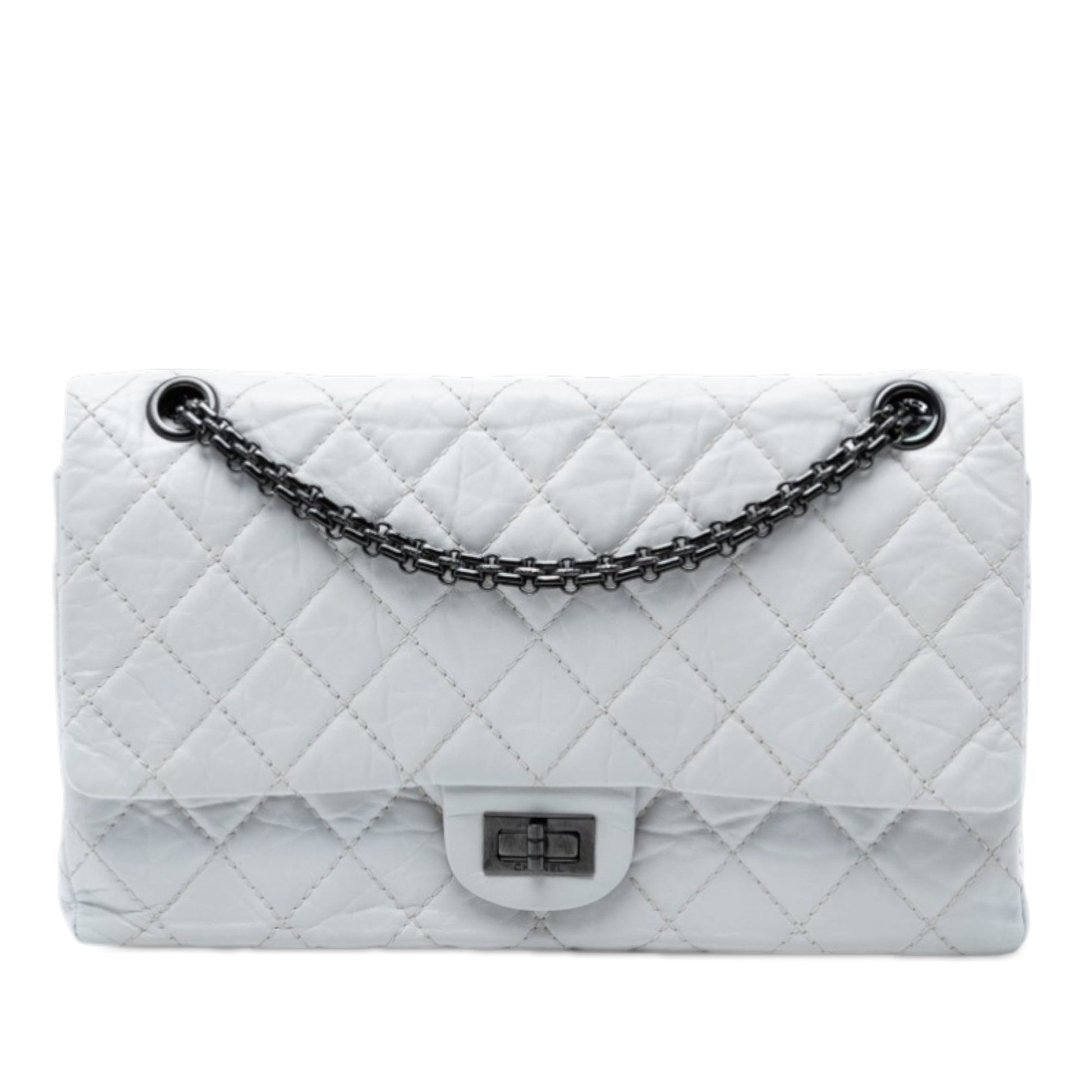 Chanel Quilted Aged Calfskin Reissue 2.55 Double Flap 225