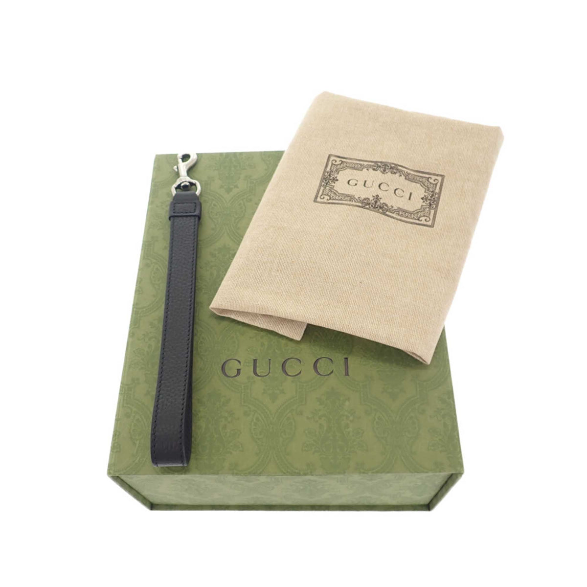 Gucci Small Jumbo GG Embossed Calfskin Messenger Bag