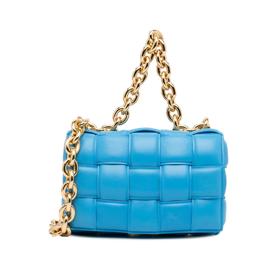 Bottega Veneta Nappa Intrecciato Padded Chain Cassette Satchel