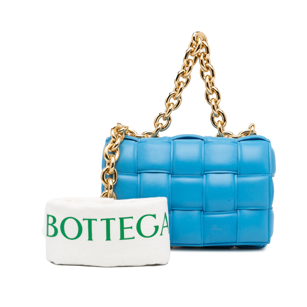 Bottega Veneta Nappa Intrecciato Padded Chain Cassette Satchel