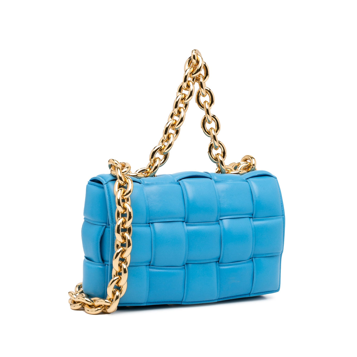 Bottega Veneta Nappa Intrecciato Padded Chain Cassette Satchel