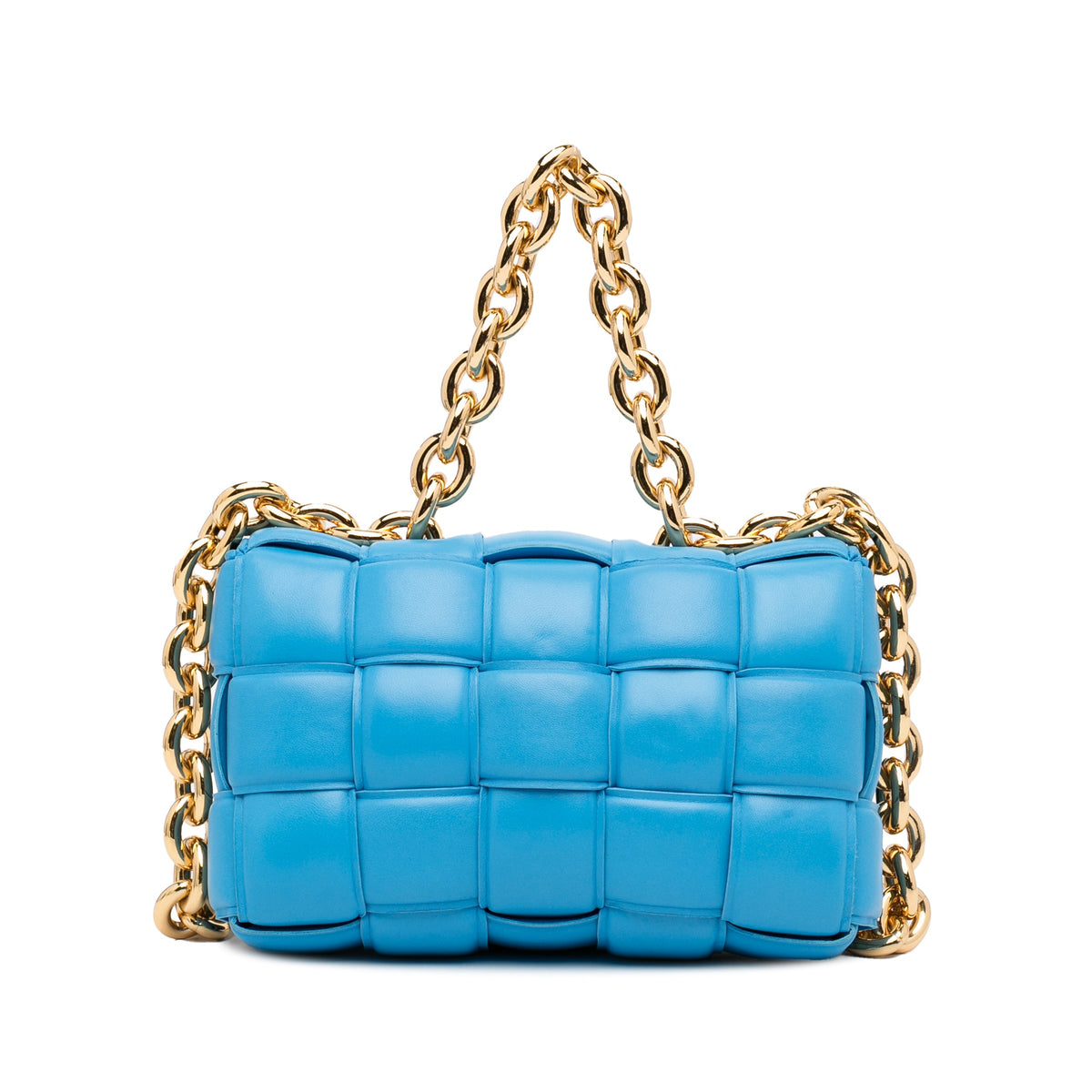 Bottega Veneta Nappa Intrecciato Padded Chain Cassette Satchel