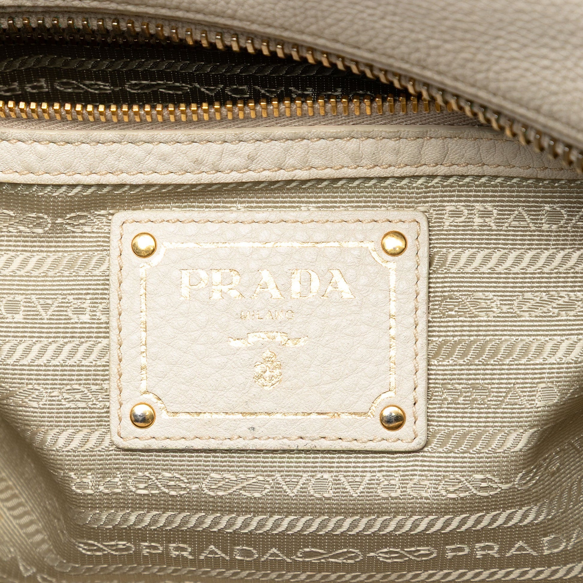 Prada Vitello Daino Bauletto Bag