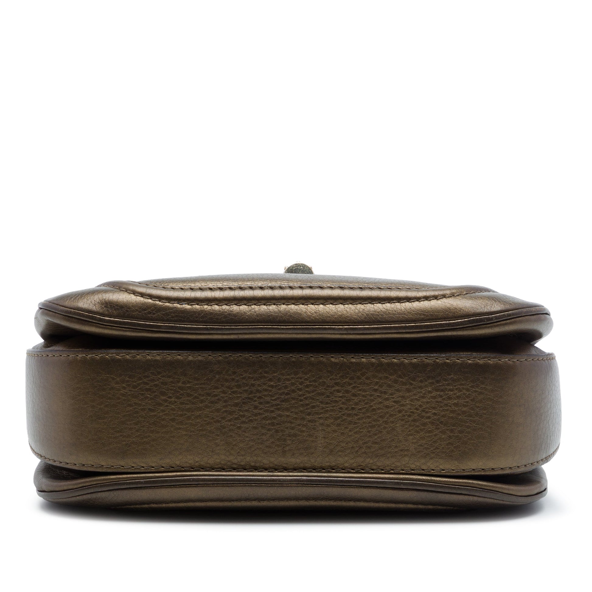 Gucci Medium Leather New Bamboo Satchel