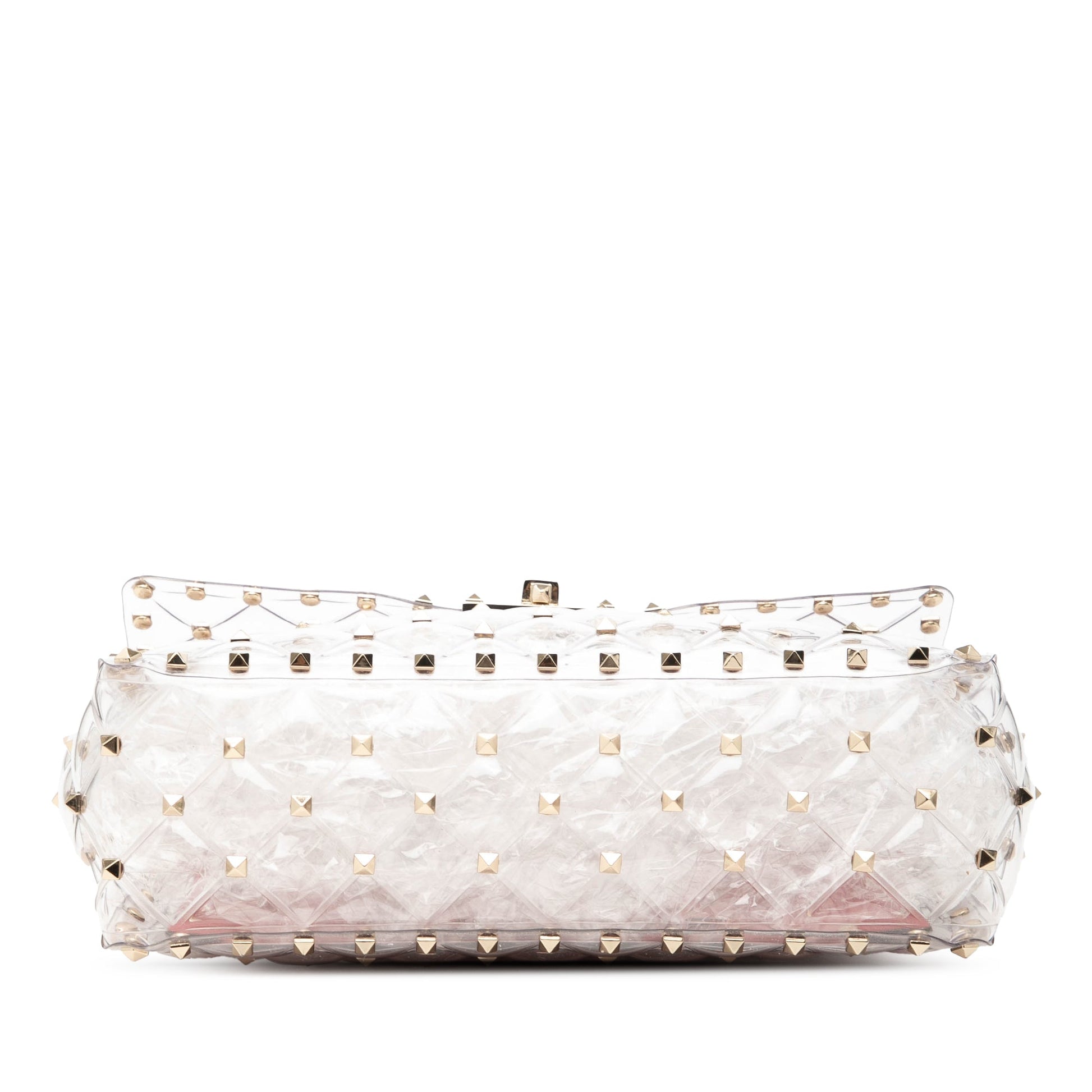 Valentino Medium PVC Rockstud Spike Satchel