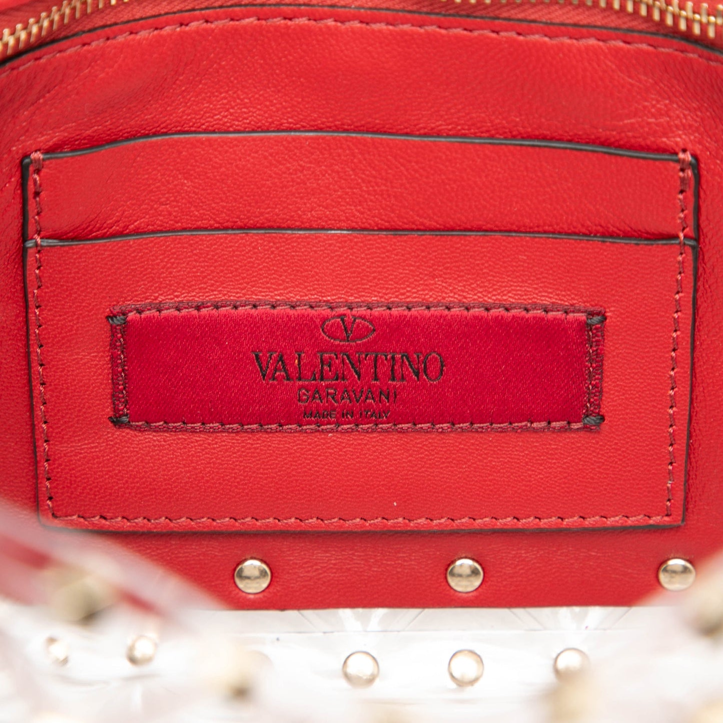 Valentino Medium PVC Rockstud Spike Satchel