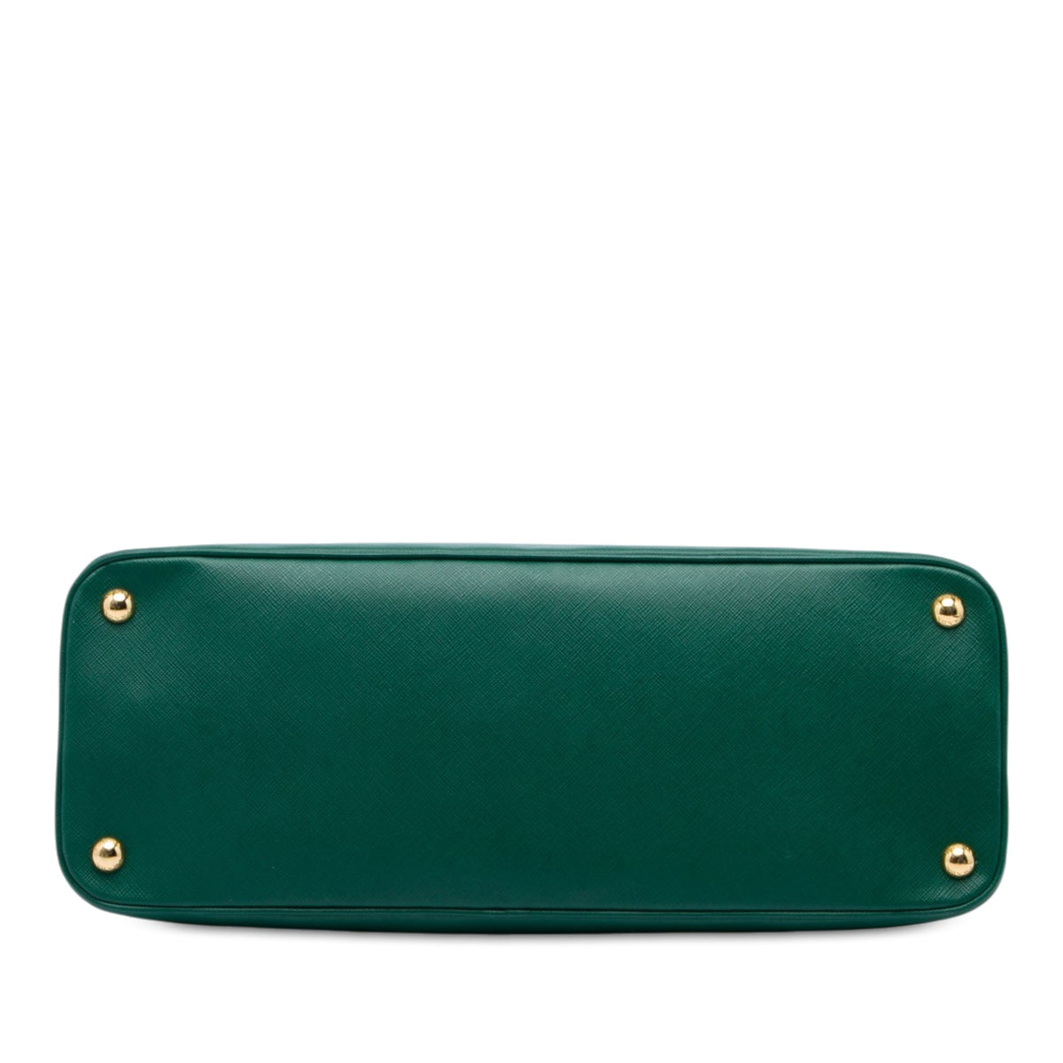 Prada Large Saffiano Lux Promenade Satchel — Green