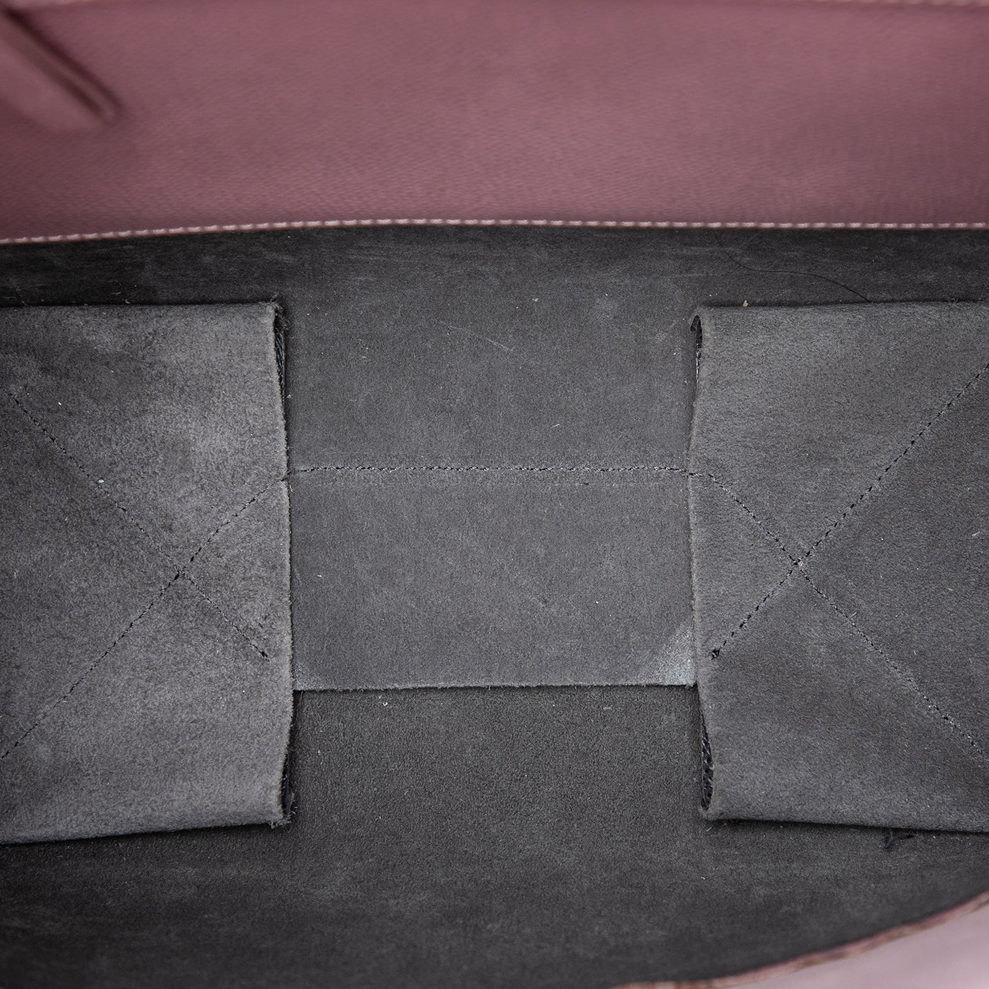 Celine Small Bicolor Grained Calfskin Vertical Cabas Tote