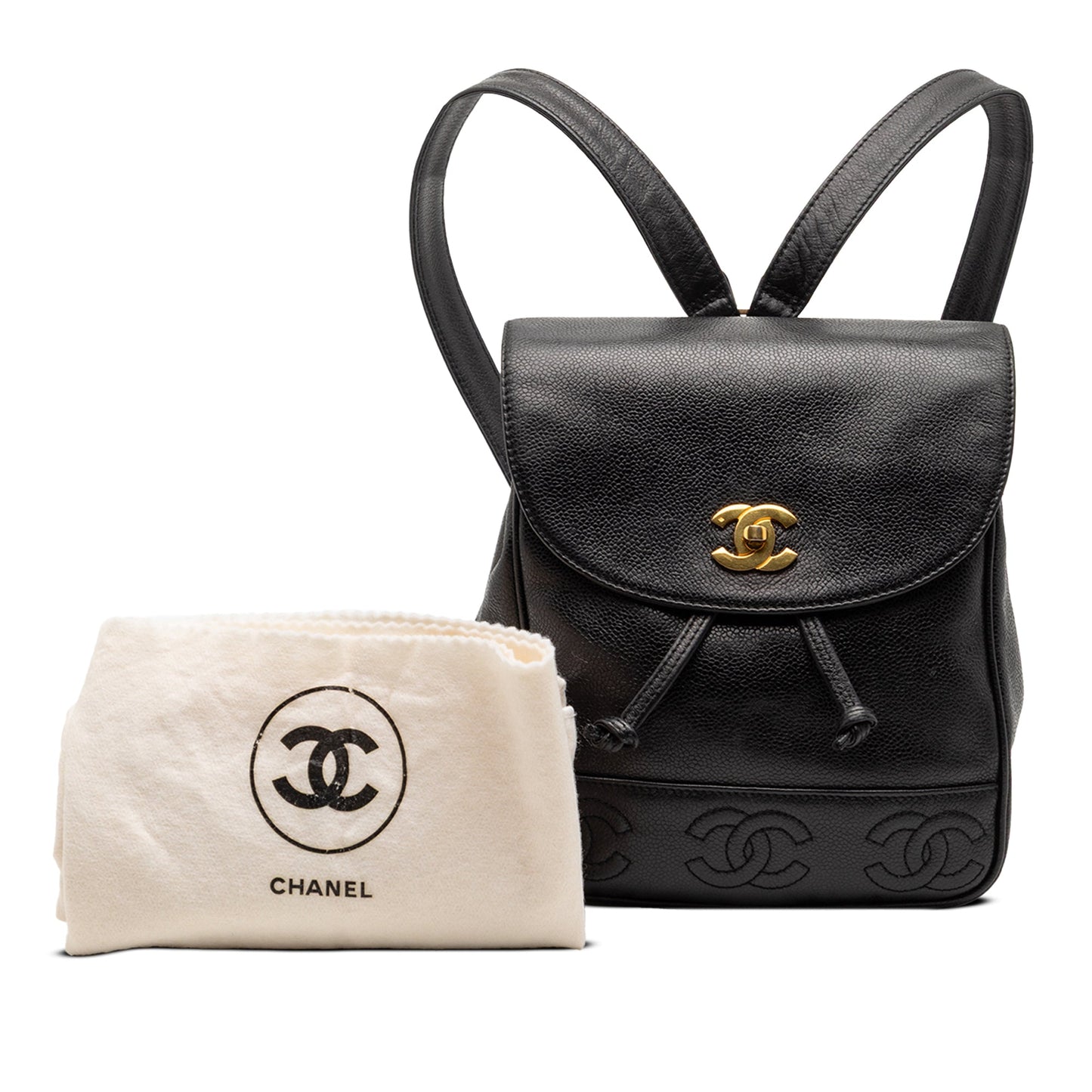Chanel Caviar Triple CC Backpack