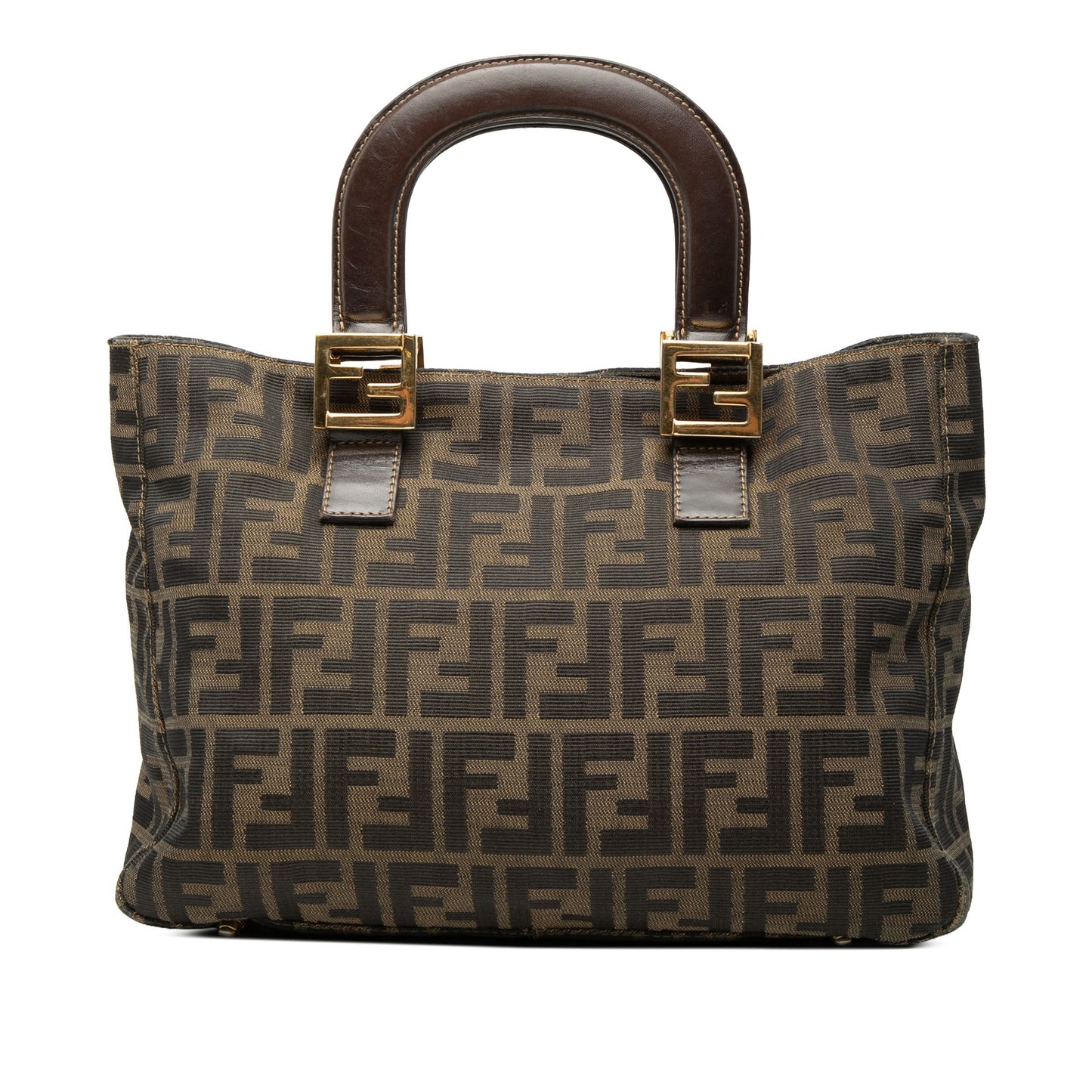 Fendi Small Zucca Canvas Twins Tote