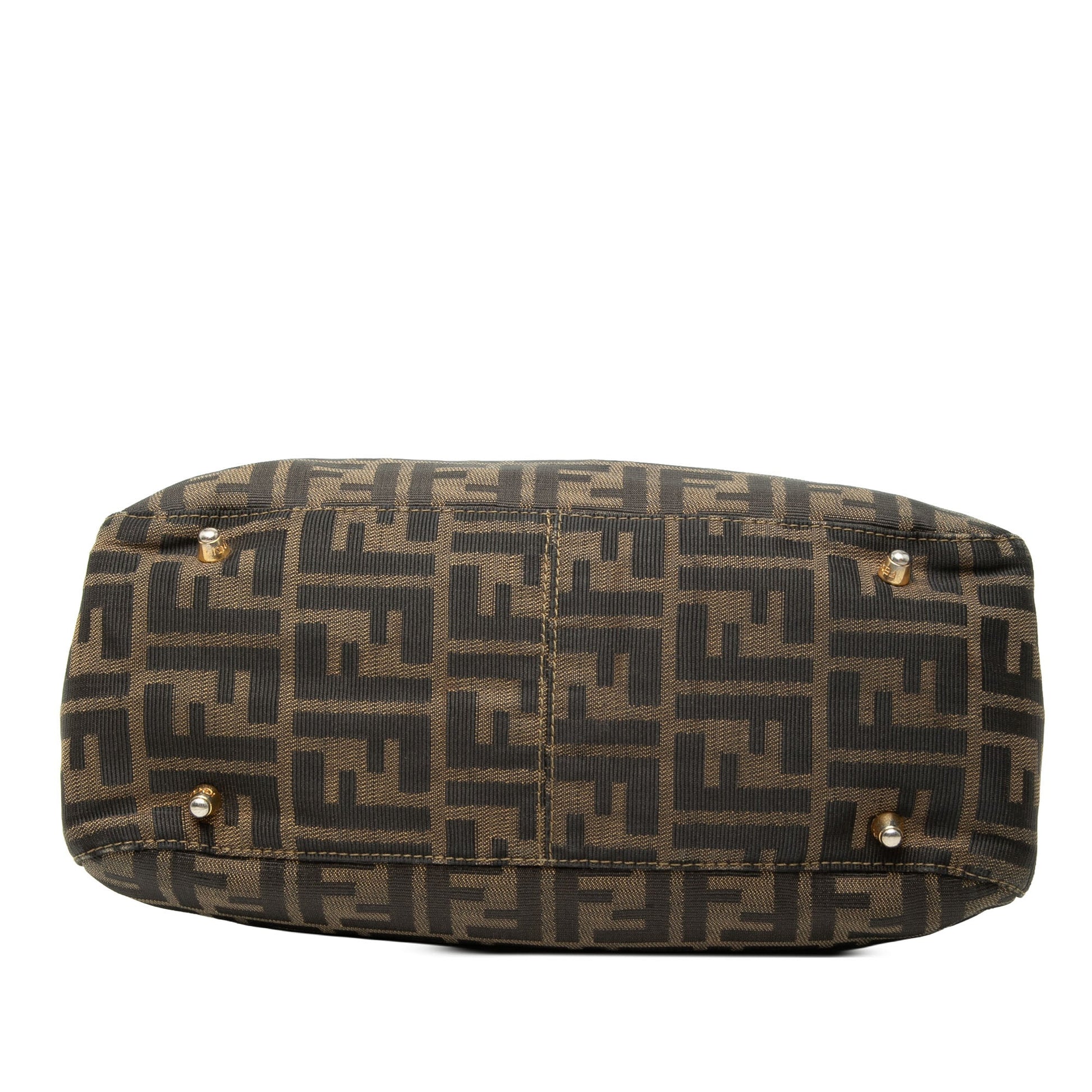 Fendi Small Zucca Canvas Twins Tote