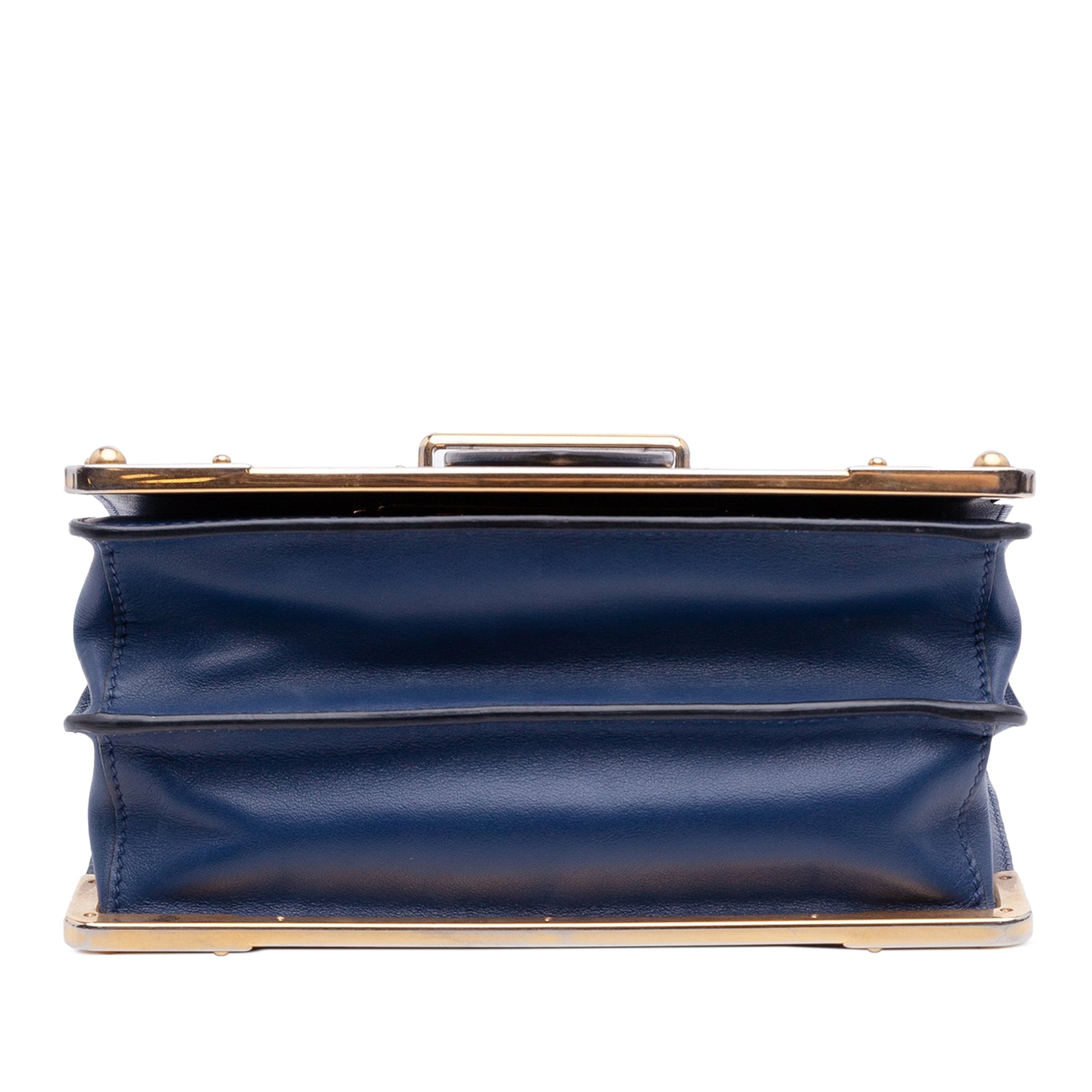 Prada Saffiano Trimmed City Calf Cahier Crossbody