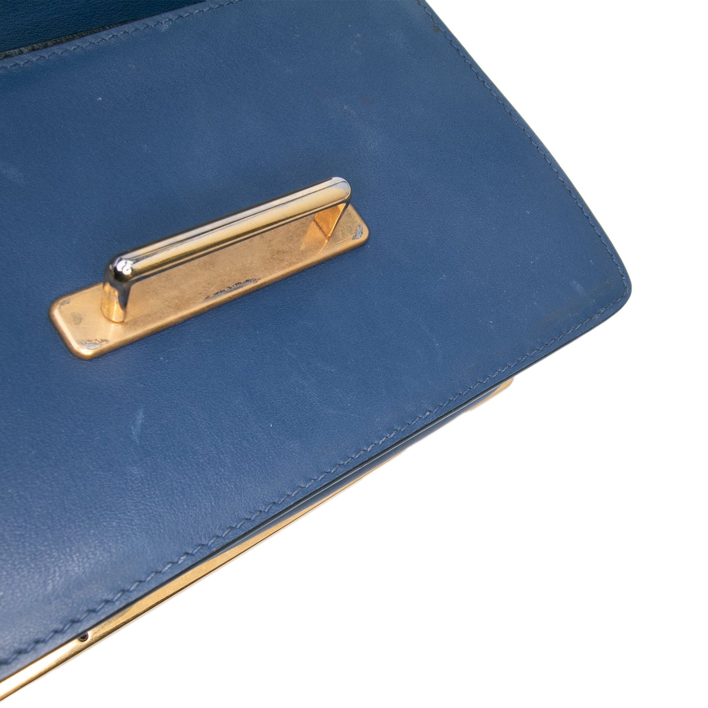 Prada Saffiano Trimmed City Calf Cahier Crossbody