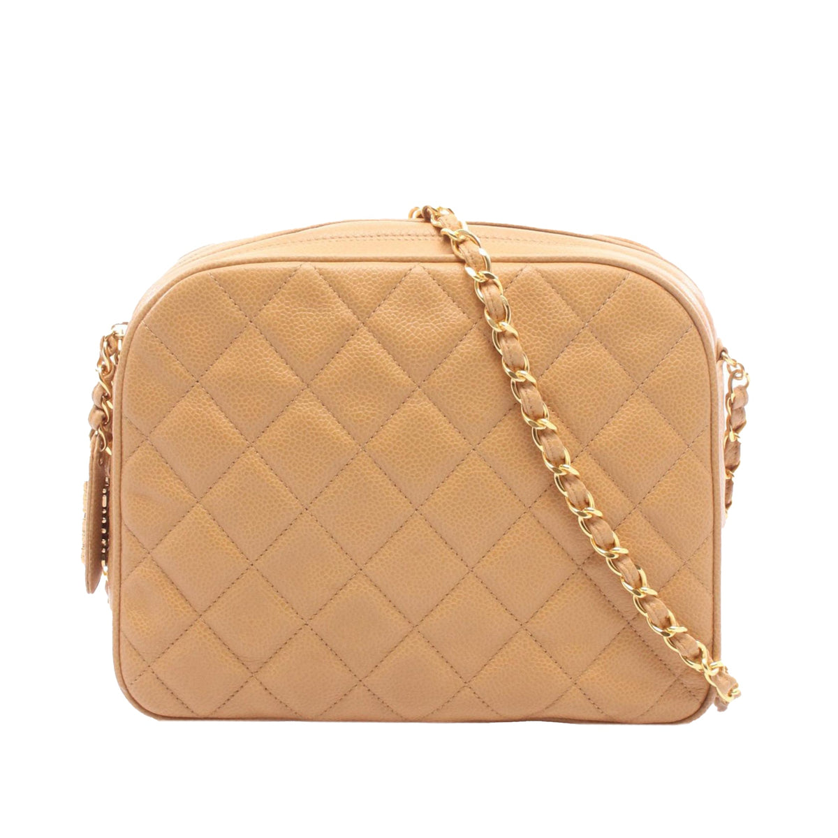 Chanel Quilted Caviar Camera Bag
