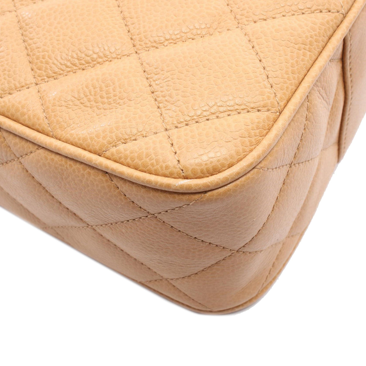 Chanel Quilted Caviar Camera Bag