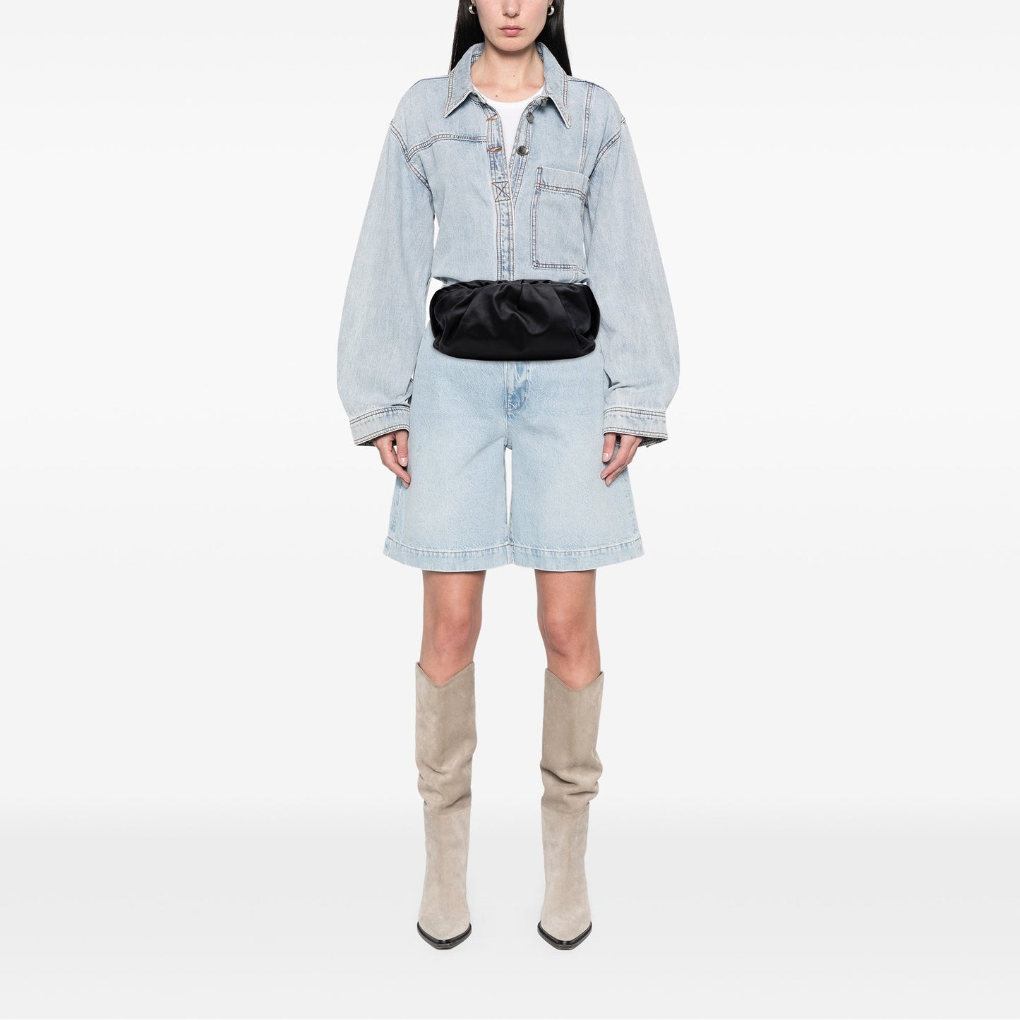 Bottega Veneta Calfskin The Body Pouch Belt Bag