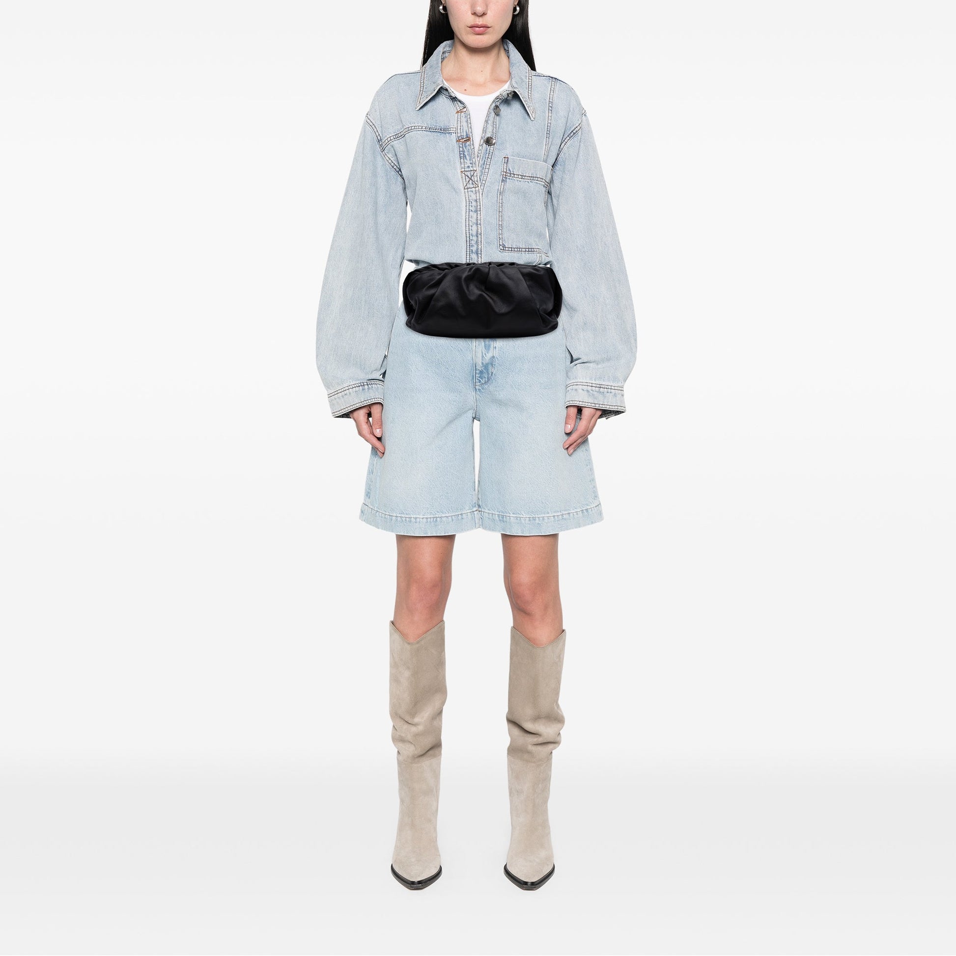 Bottega Veneta Calfskin The Body Pouch Belt Bag