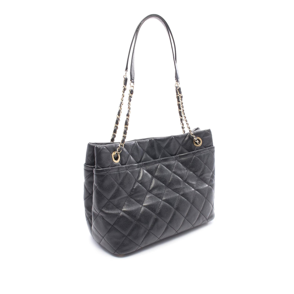 Chanel Quilted Caviar Soft Shopper Tote
