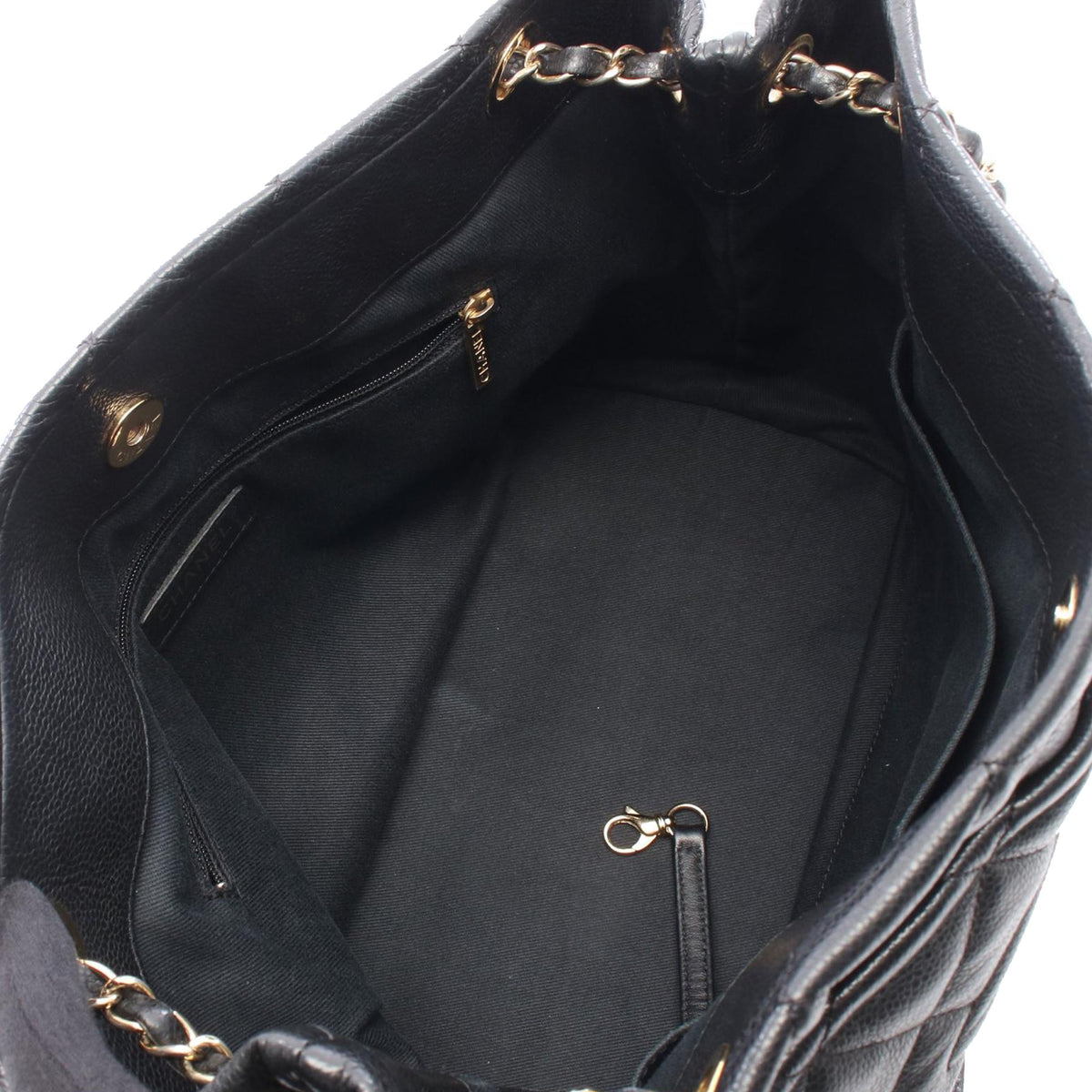 Chanel Quilted Caviar Soft Shopper Tote